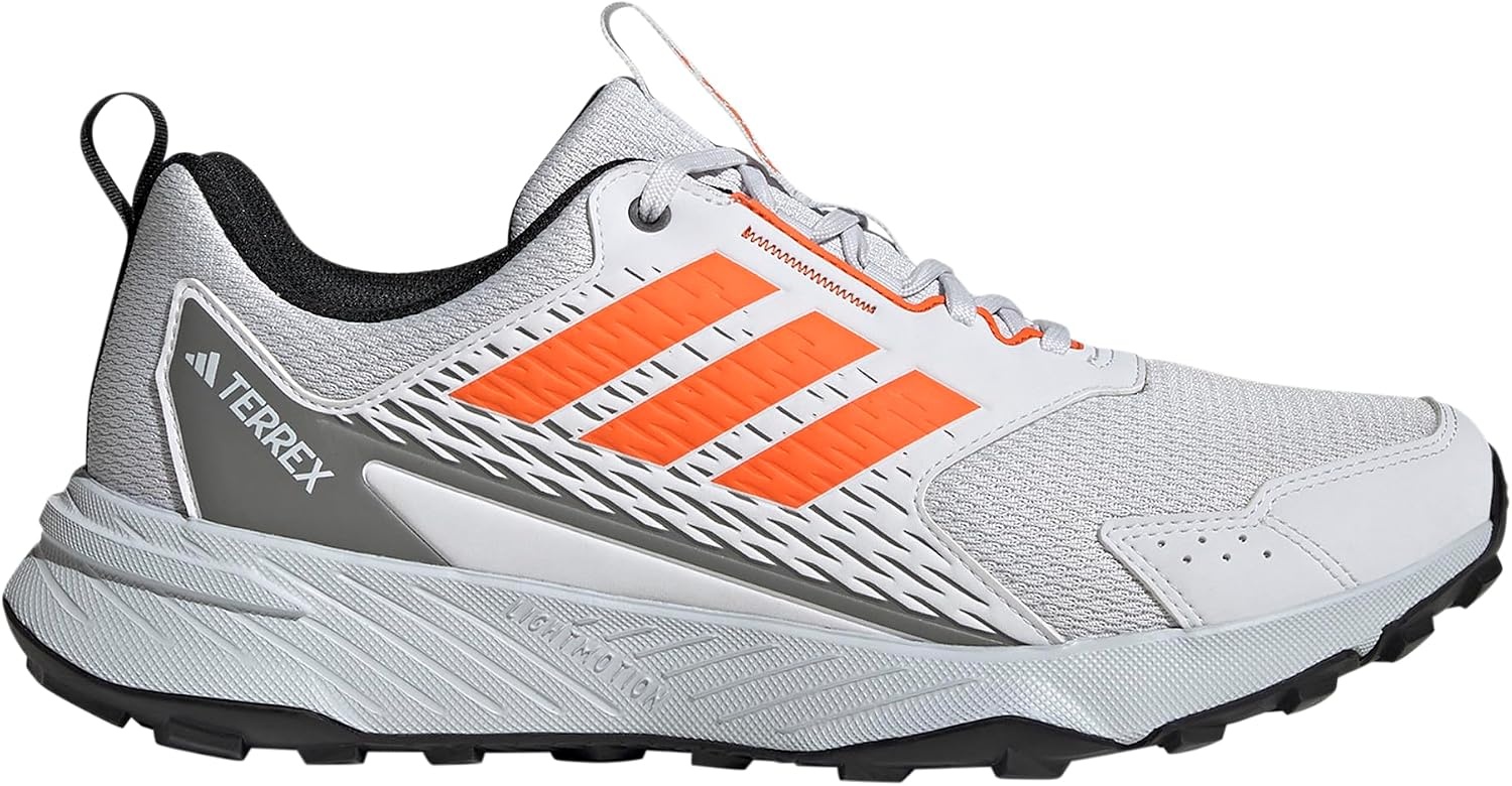 image:imageadidas Mens Terrex Tracefinder Trail Running ShoesDash GreySemi Impact OrangeSolid Grey