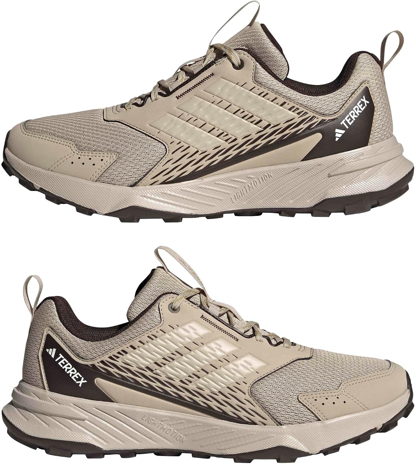 image:imageadidas Mens Terrex Tracefinder Trail Running ShoesKhakiWonder AluminaAurora Coffee