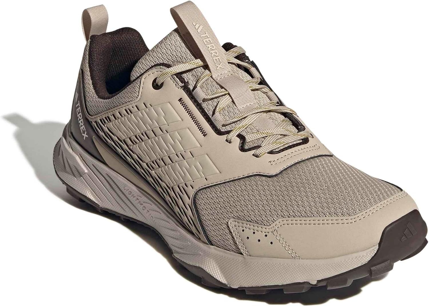image:imageadidas Mens Terrex Tracefinder Trail Running ShoesKhakiWonder AluminaAurora Coffee