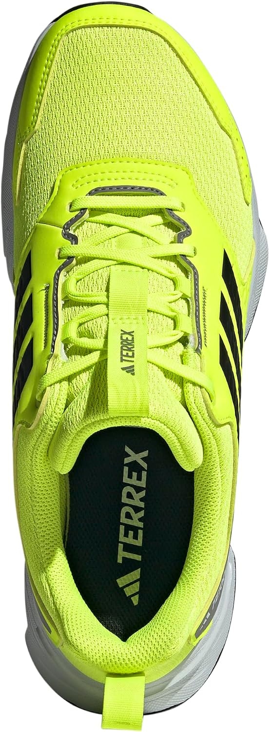 image:imageadidas Mens Terrex Tracefinder Trail Running ShoesLucid LemonBlackSolid Grey