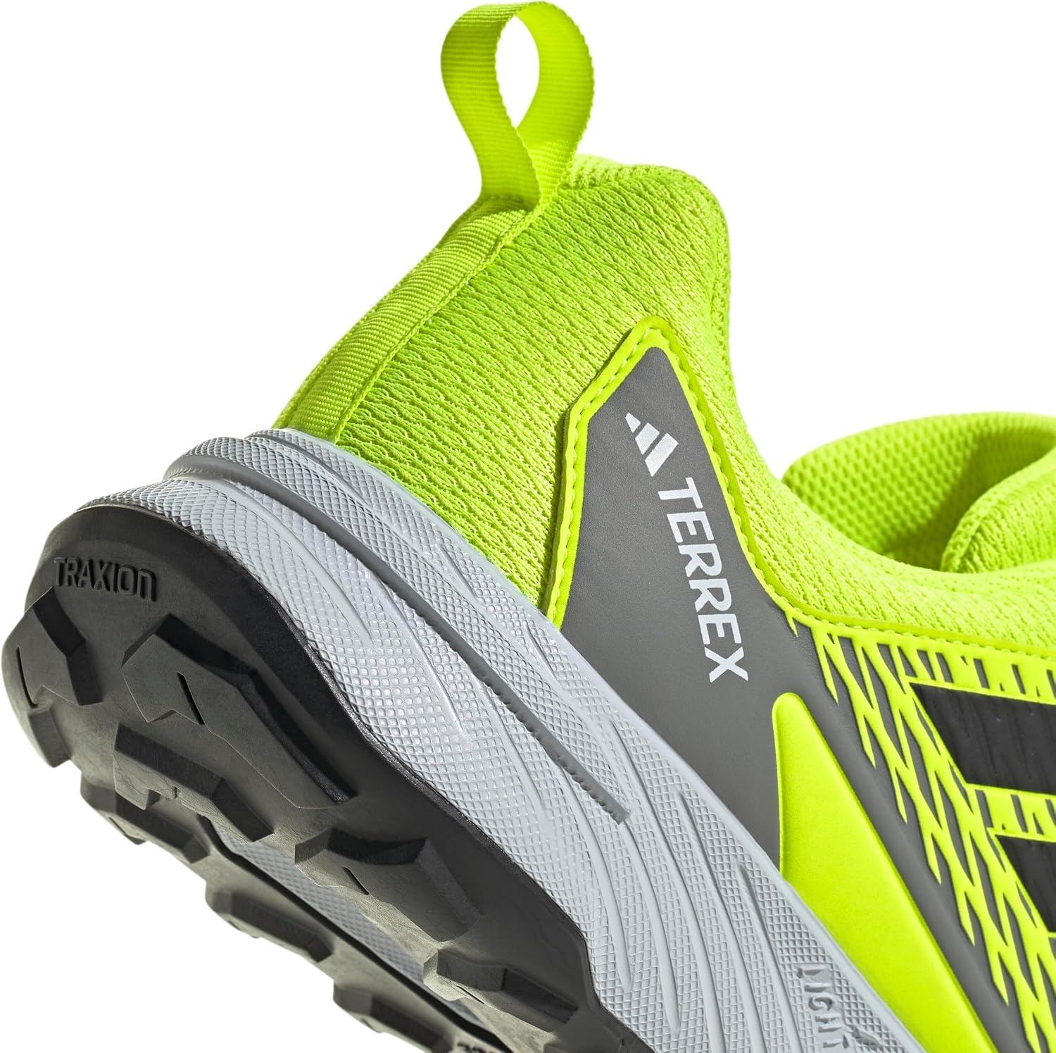 image:imageadidas Mens Terrex Tracefinder Trail Running ShoesLucid LemonBlackSolid Grey