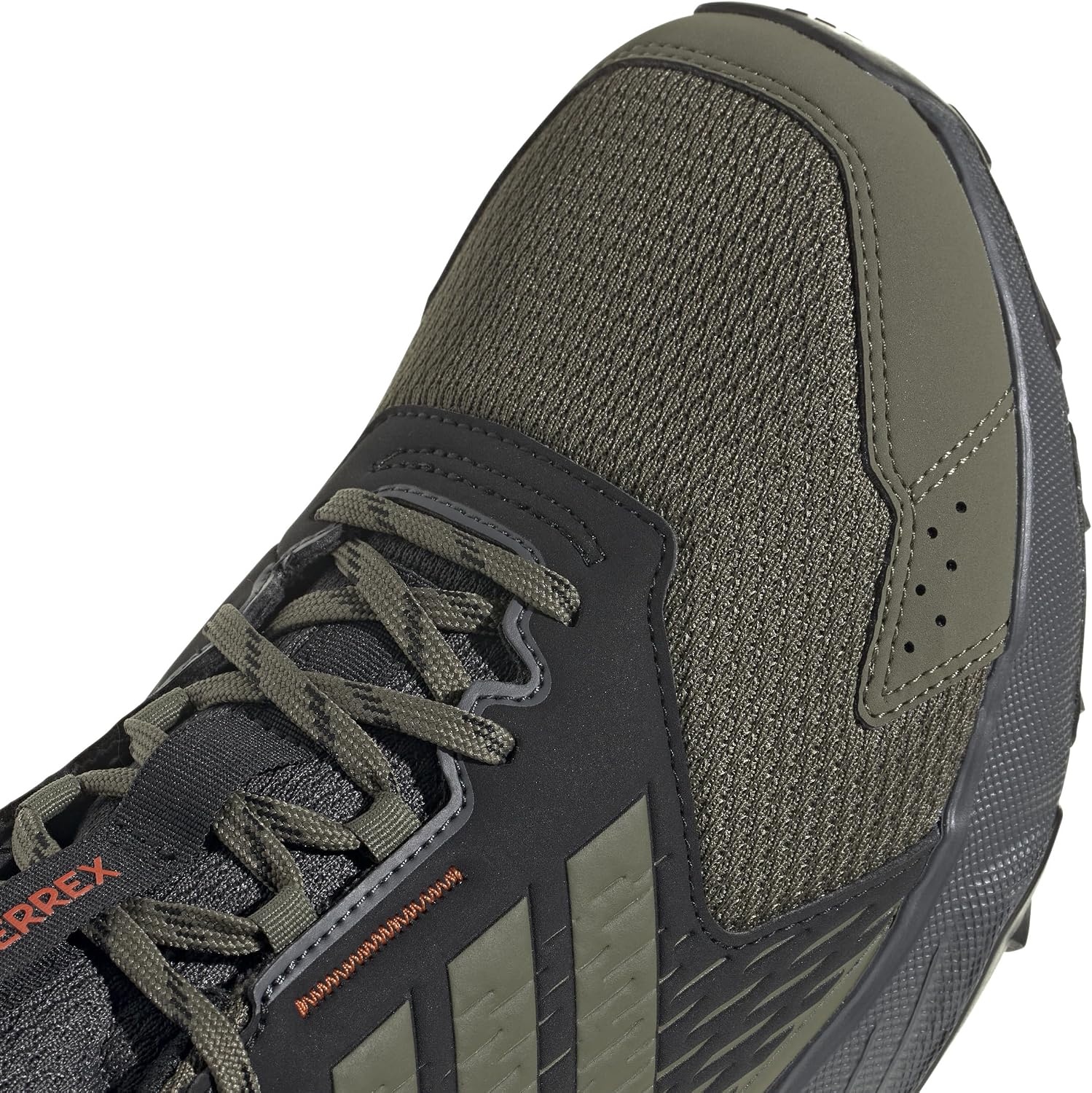 image:imageadidas Mens Terrex Tracefinder Trail Running ShoesOlive StrataOlive StrataSemi Impact Orange