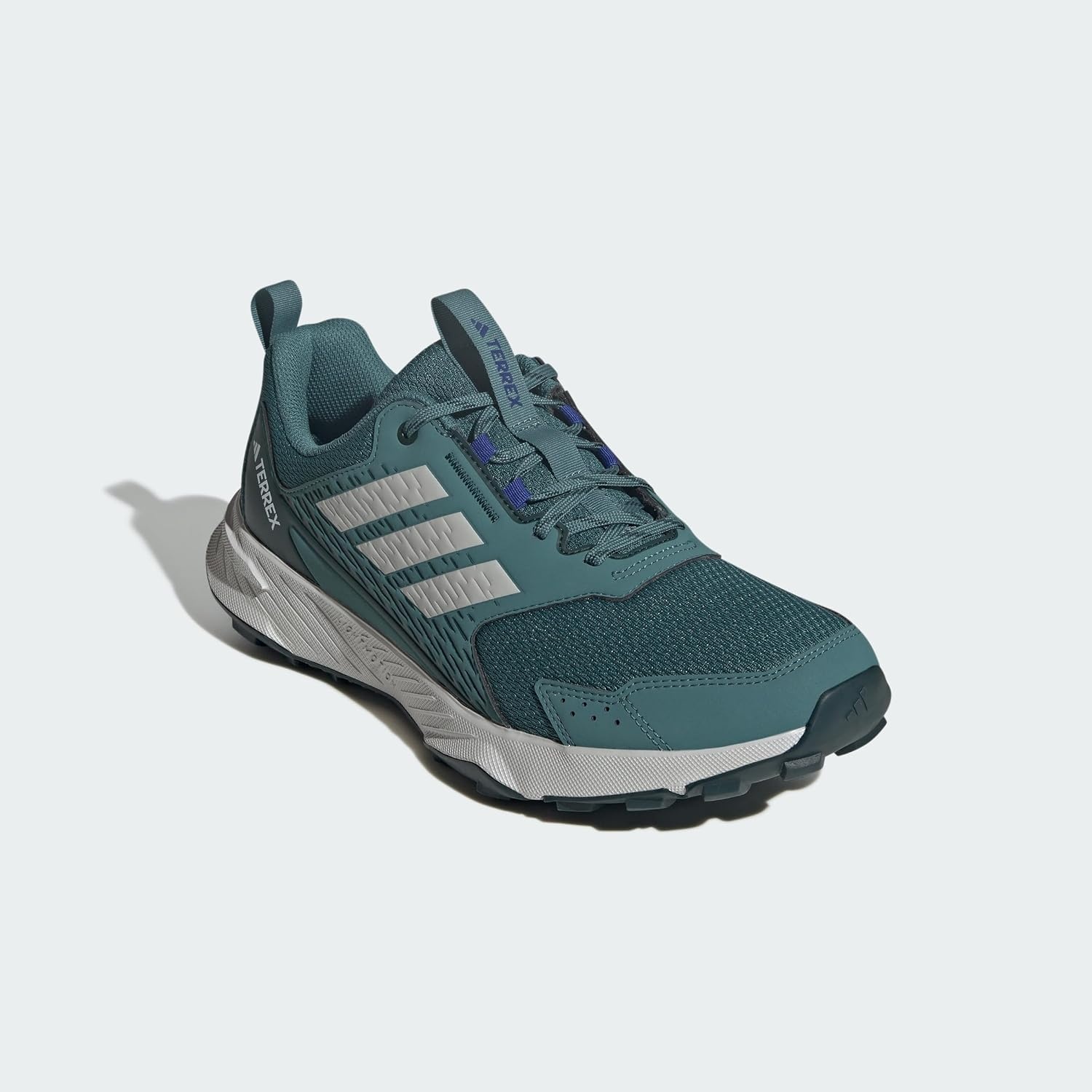 image:imageadidas Mens Terrex Tracefinder Trail Running ShoesPreloved TealGreySemi Lucid Blue