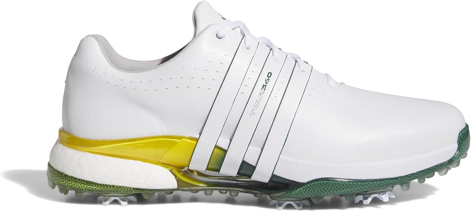 image:imageadidas Mens Tour360 24 Golf ShoesFootwear WhiteCollegiate GreenYellow