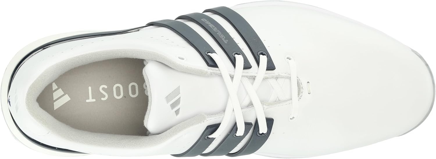 image:imageadidas Mens Tour360 24 Golf ShoesFootwear WhiteCollegiate NavySilver Metallic