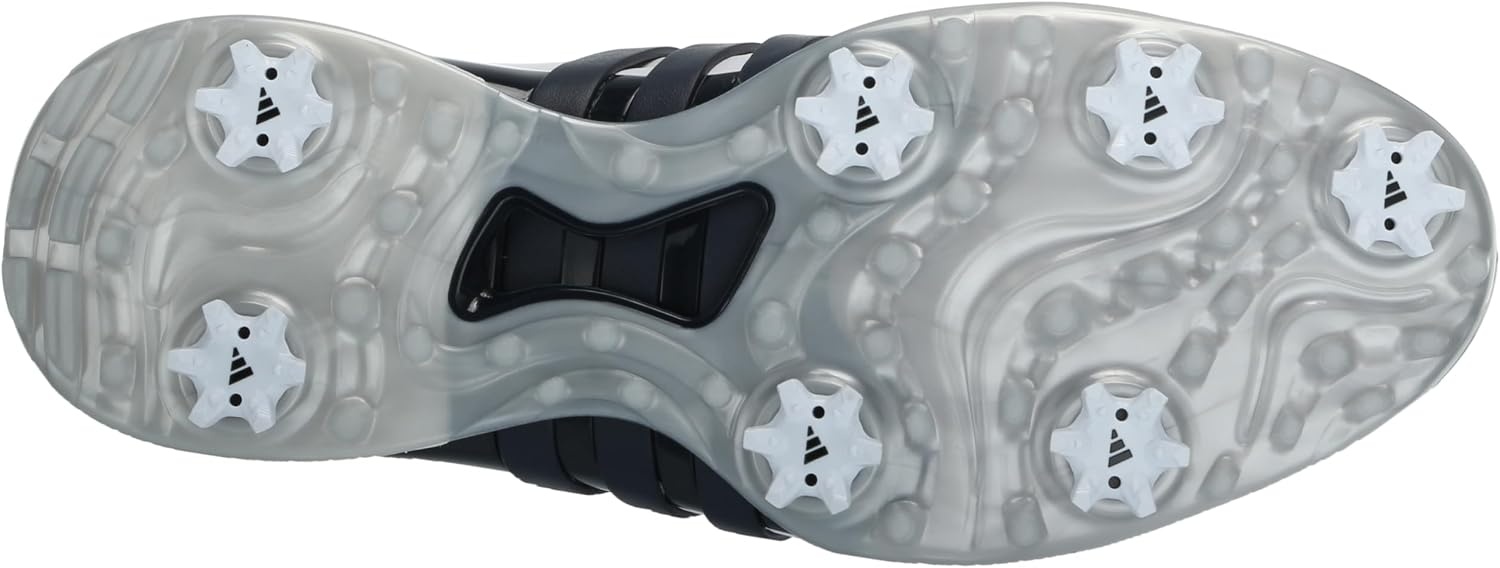 image:imageadidas Mens Tour360 24 Golf ShoesFootwear WhiteCollegiate NavySilver Metallic