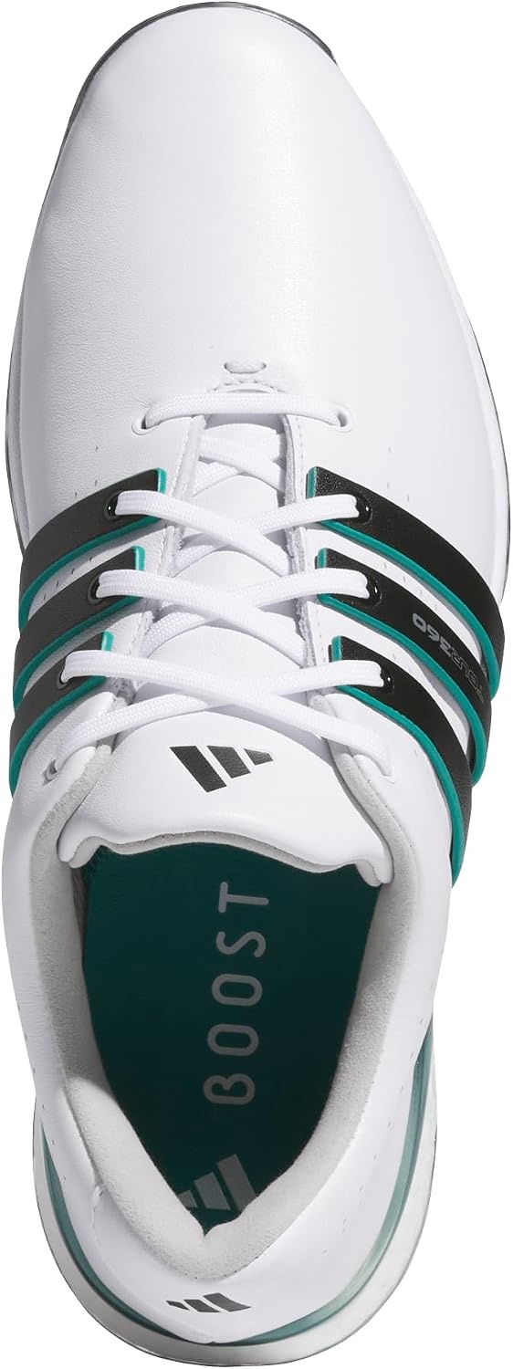 image:imageadidas Mens Tour360 24 Golf ShoesFootwear WhiteCore BlackAurora Ivy