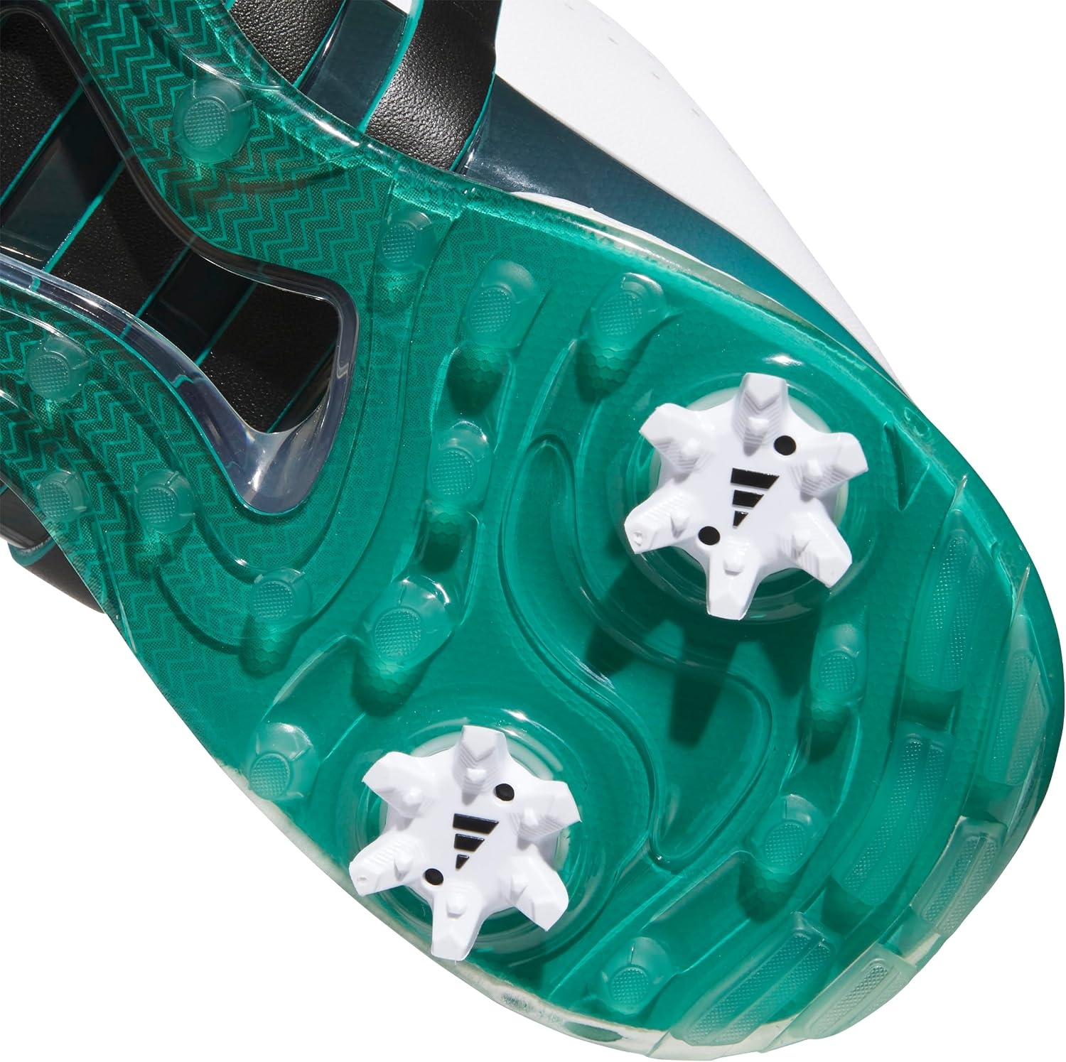 image:imageadidas Mens Tour360 24 Golf ShoesFootwear WhiteCore BlackAurora Ivy
