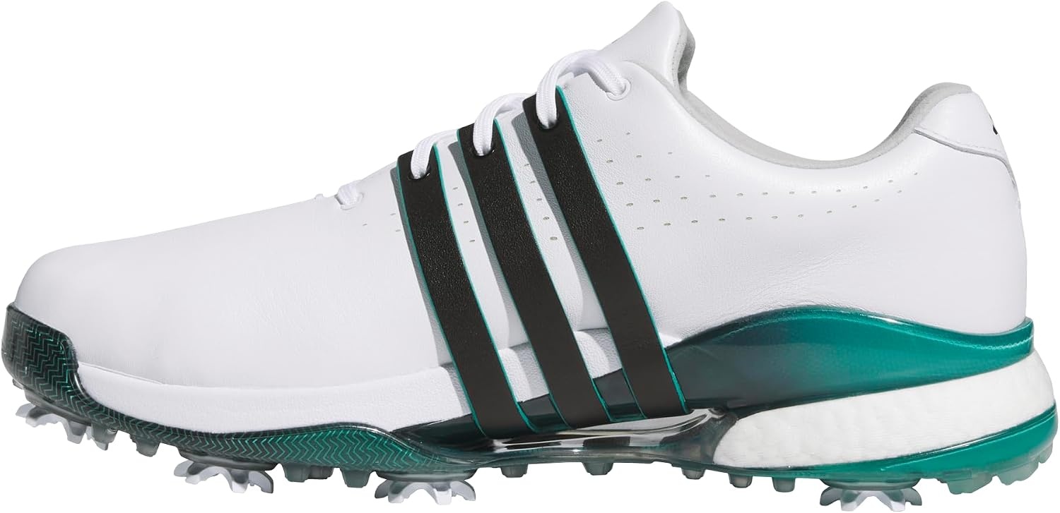 image:imageadidas Mens Tour360 24 Golf ShoesFootwear WhiteCore BlackAurora Ivy