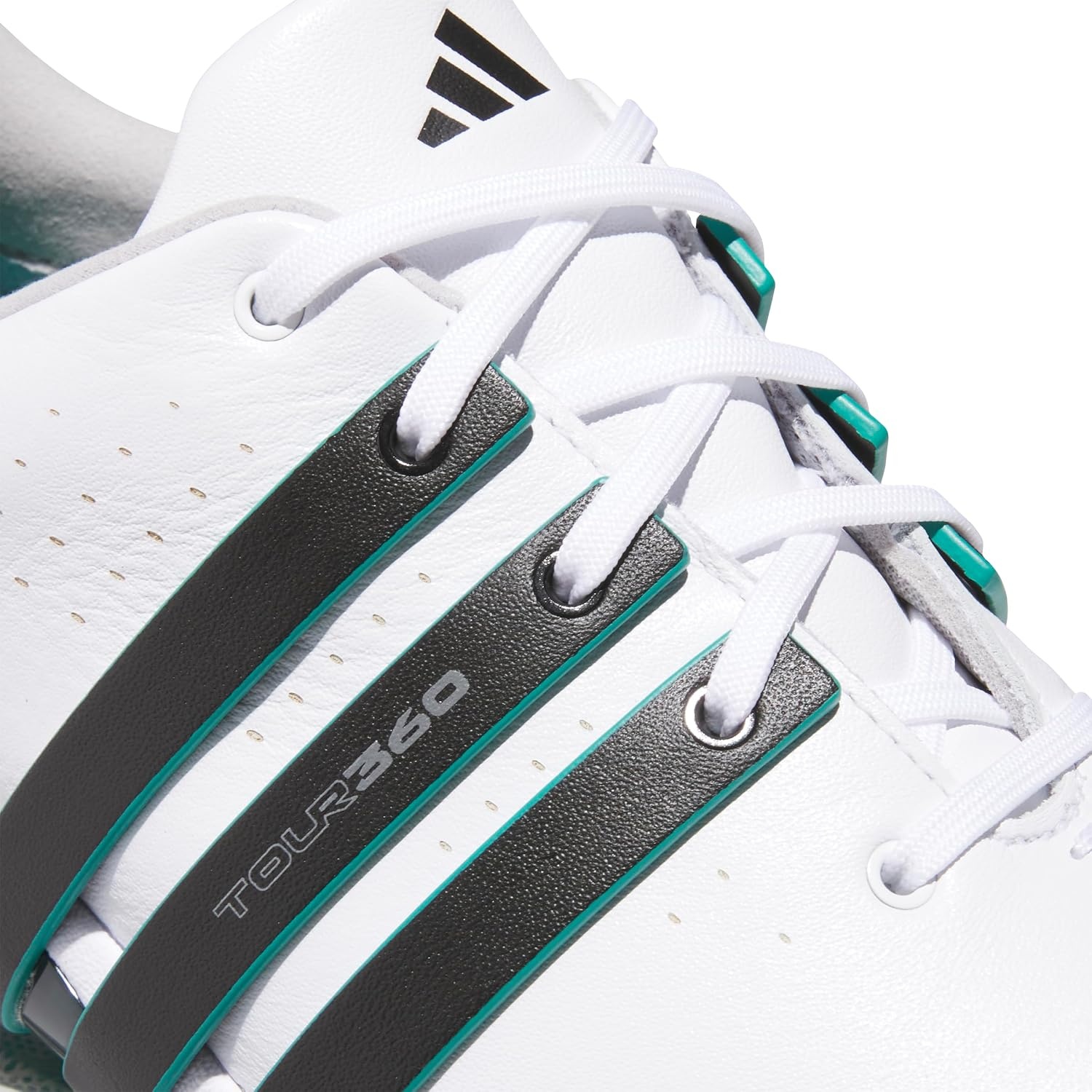 image:imageadidas Mens Tour360 24 Golf ShoesFootwear WhiteCore BlackAurora Ivy