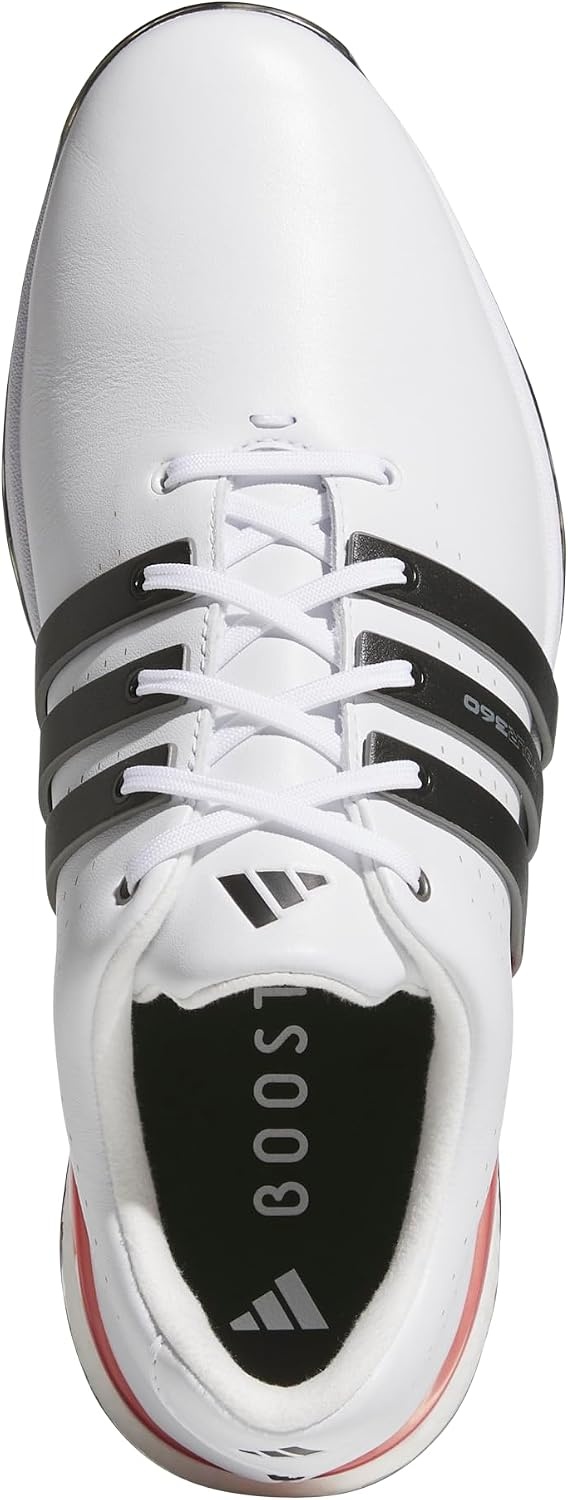 image:imageadidas Mens Tour360 24 Golf ShoesFootwear WhiteCore BlackLucid Red