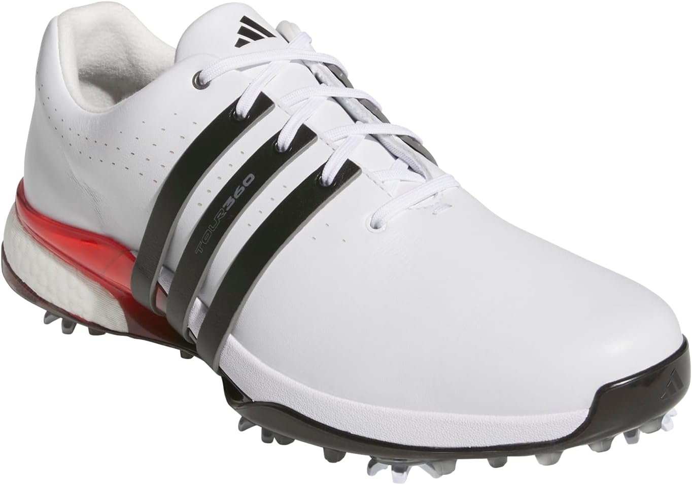 image:imageadidas Mens Tour360 24 Golf ShoesFootwear WhiteCore BlackLucid Red