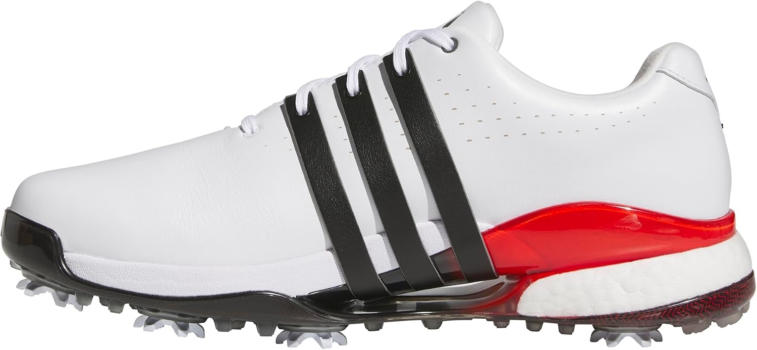 image:imageadidas Mens Tour360 24 Golf ShoesFootwear WhiteCore BlackLucid Red