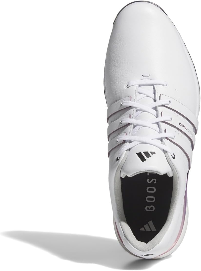 image:imageadidas Mens Tour360 24 Golf ShoesFootwear WhiteShadow FigAuro Black