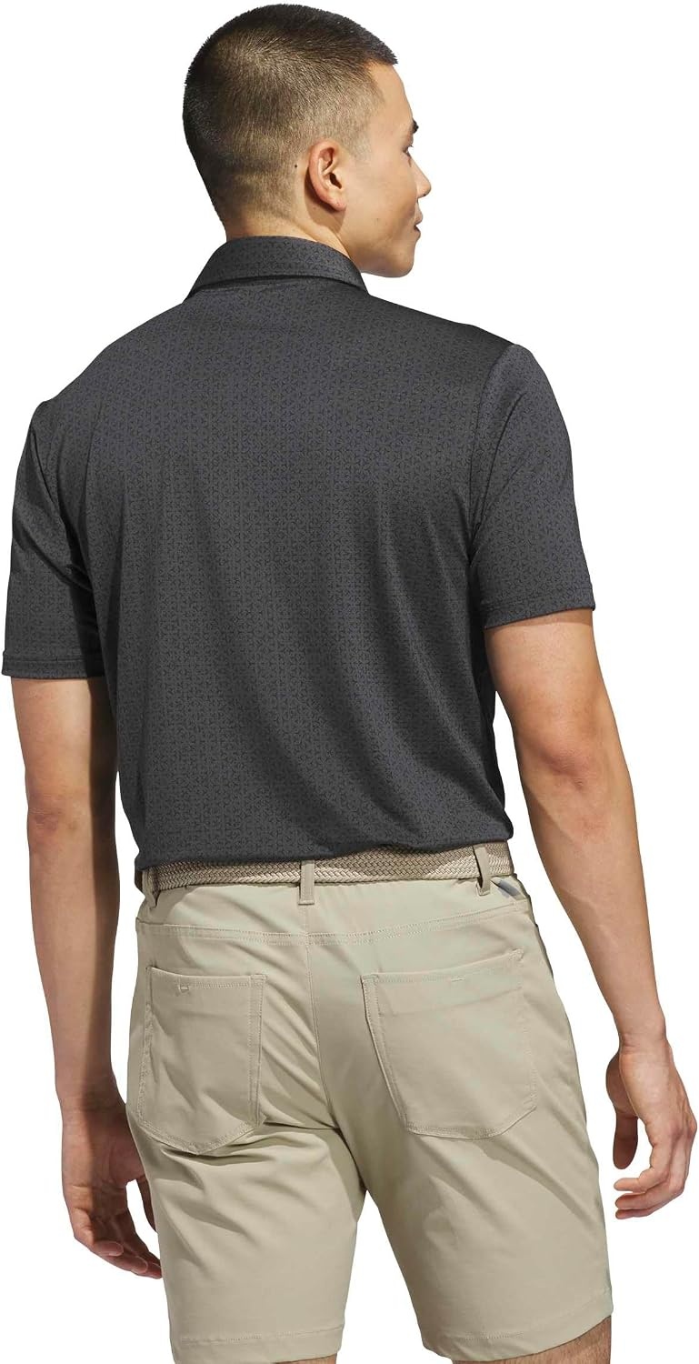 image:imageadidas Mens Ultimate365 Mesh Tango Print Climacool Polo ShirtBlack Carbon