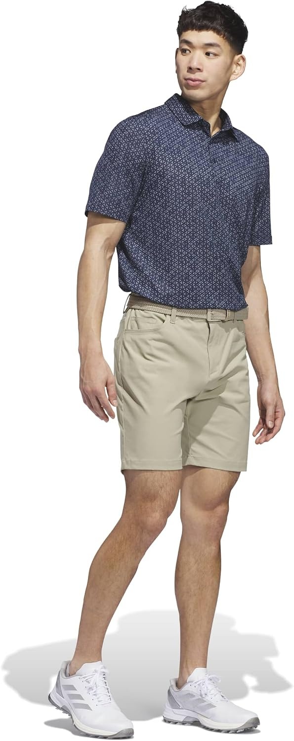 image:imageadidas Mens Ultimate365 Mesh Tango Print Climacool Polo ShirtCollegiate Navy White