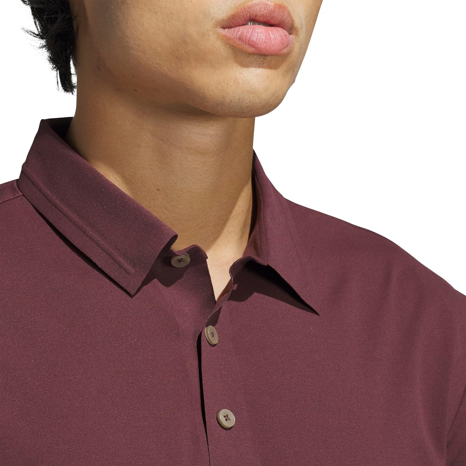 image:imageadidas Mens Ultimate365 Tour Twistknit Polo ShirtAurora Ruby S25