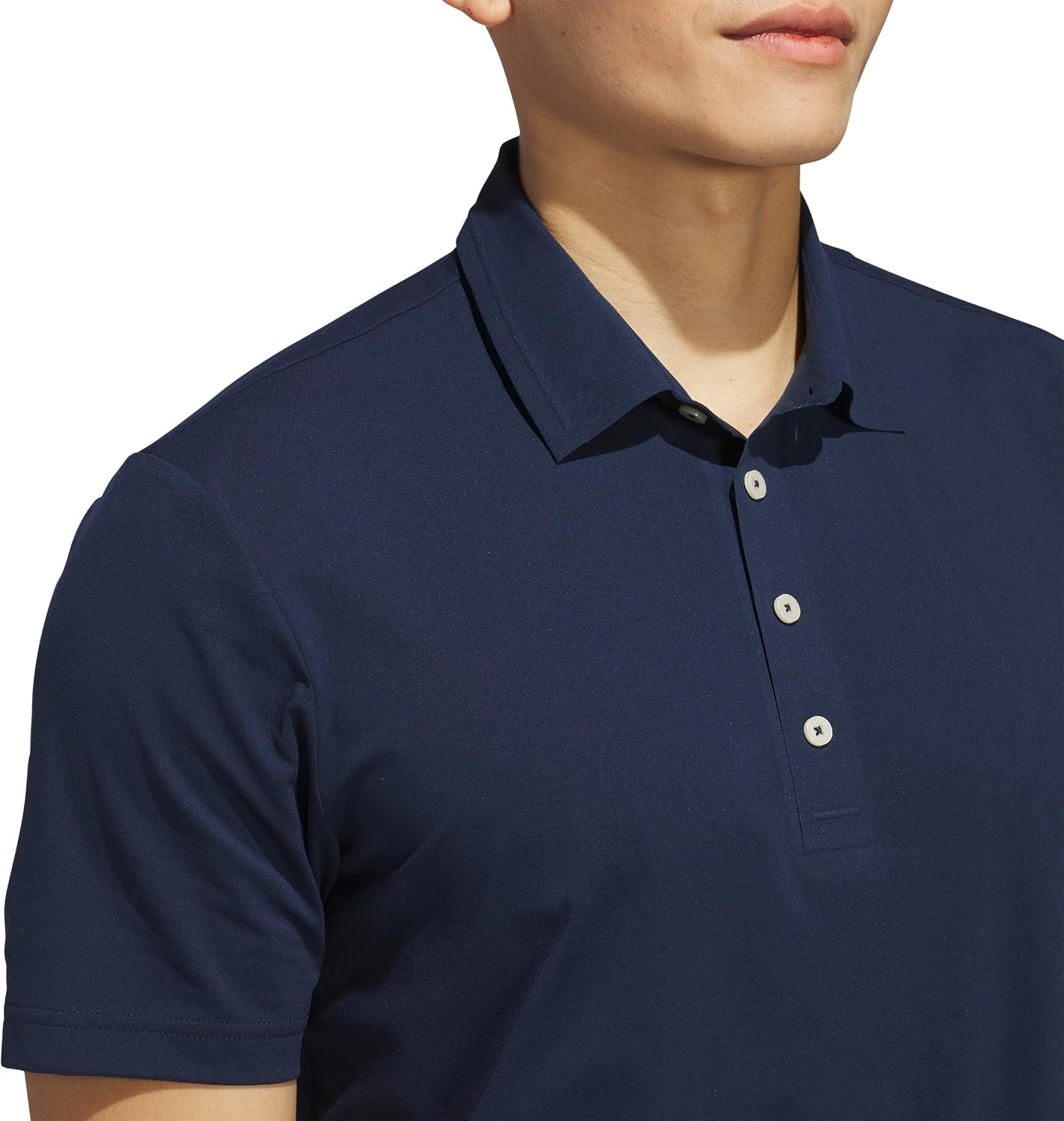 image:imageadidas Mens Ultimate365 Tour Twistknit Polo ShirtCollegiate Navy