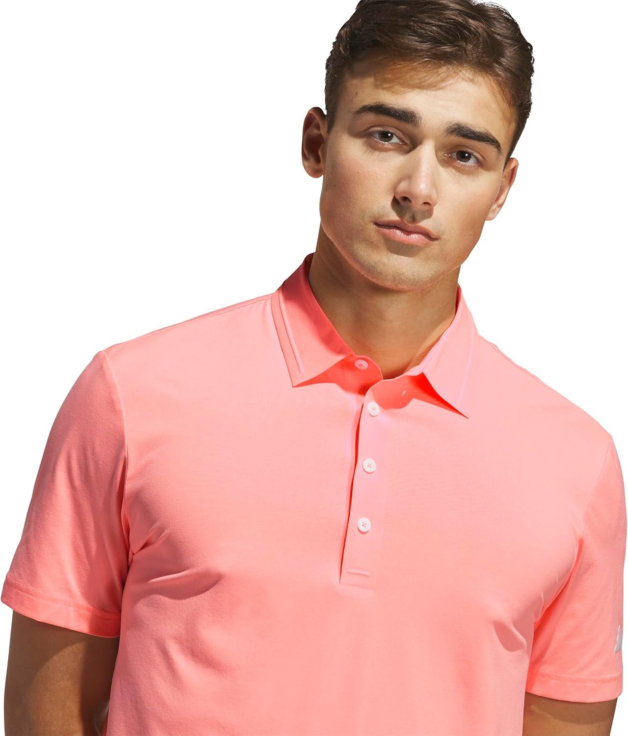 image:imageadidas Mens Ultimate365 Tour Twistknit Polo ShirtFrozen Turbo
