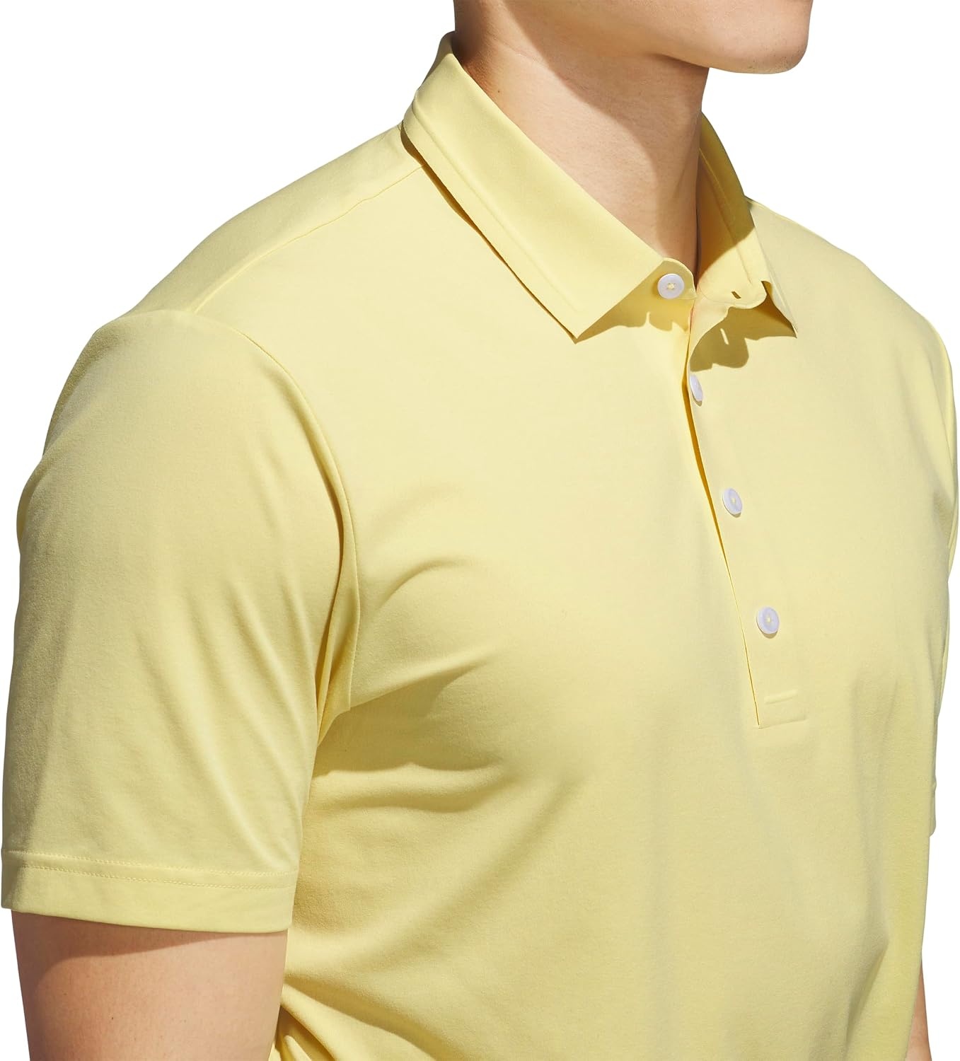 image:imageadidas Mens Ultimate365 Tour Twistknit Polo ShirtPowder Yellow S25