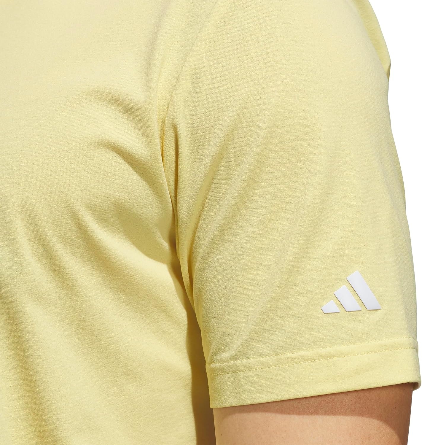 image:imageadidas Mens Ultimate365 Tour Twistknit Polo ShirtPowder Yellow S25