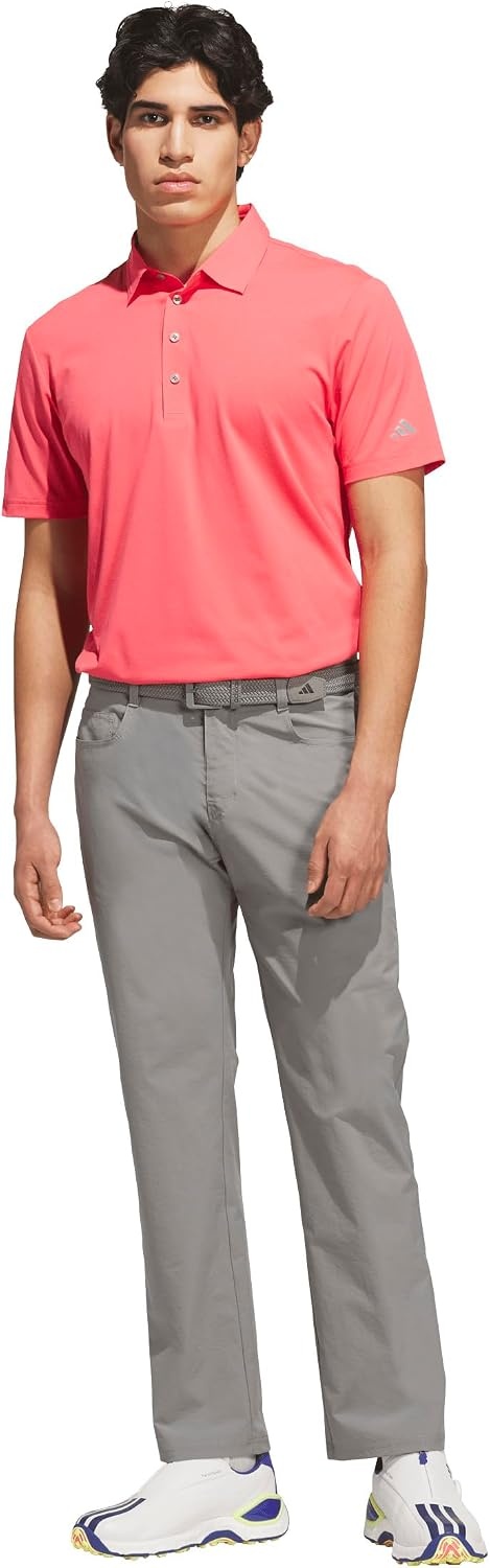 image:imageadidas Mens Ultimate365 Tour Twistknit Polo ShirtPure Turbo