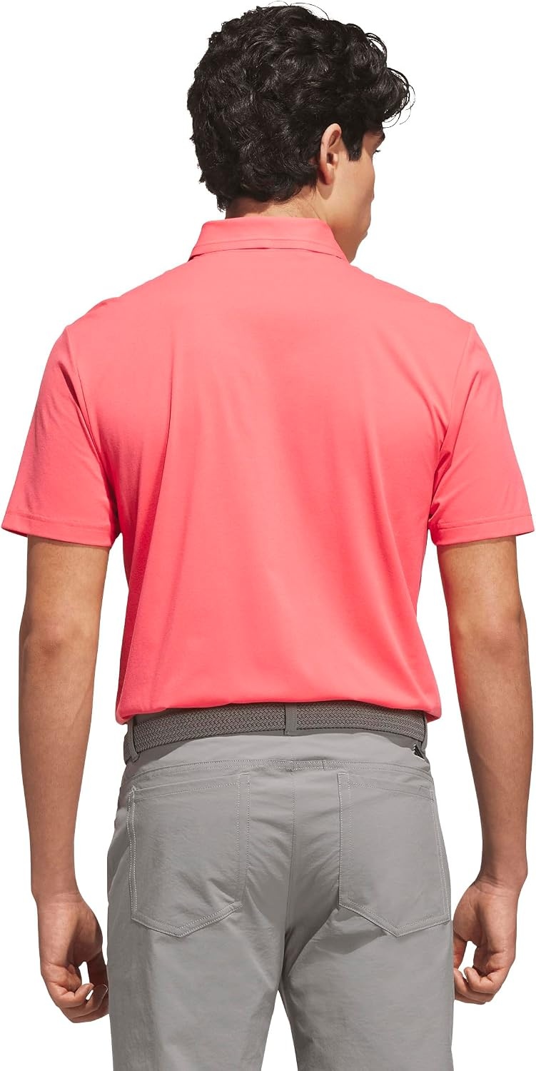 image:imageadidas Mens Ultimate365 Tour Twistknit Polo ShirtPure Turbo
