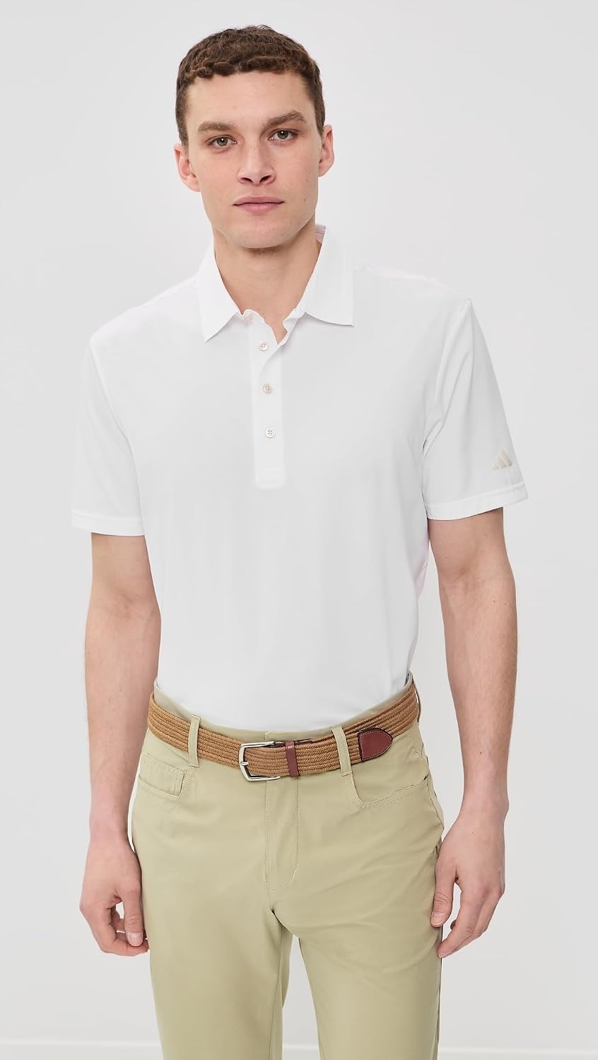 image:imageadidas Mens Ultimate365 Tour Twistknit Polo ShirtWhite