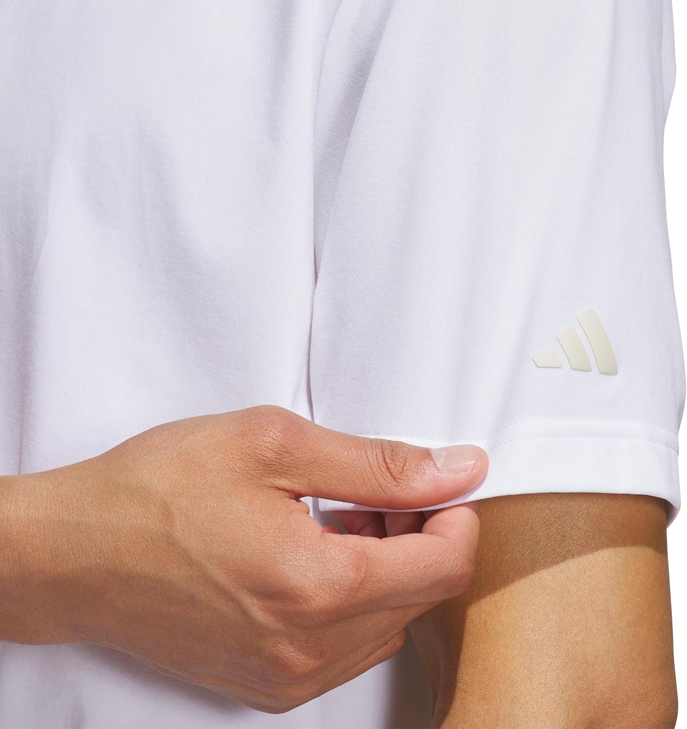 image:imageadidas Mens Ultimate365 Tour Twistknit Polo ShirtWhite