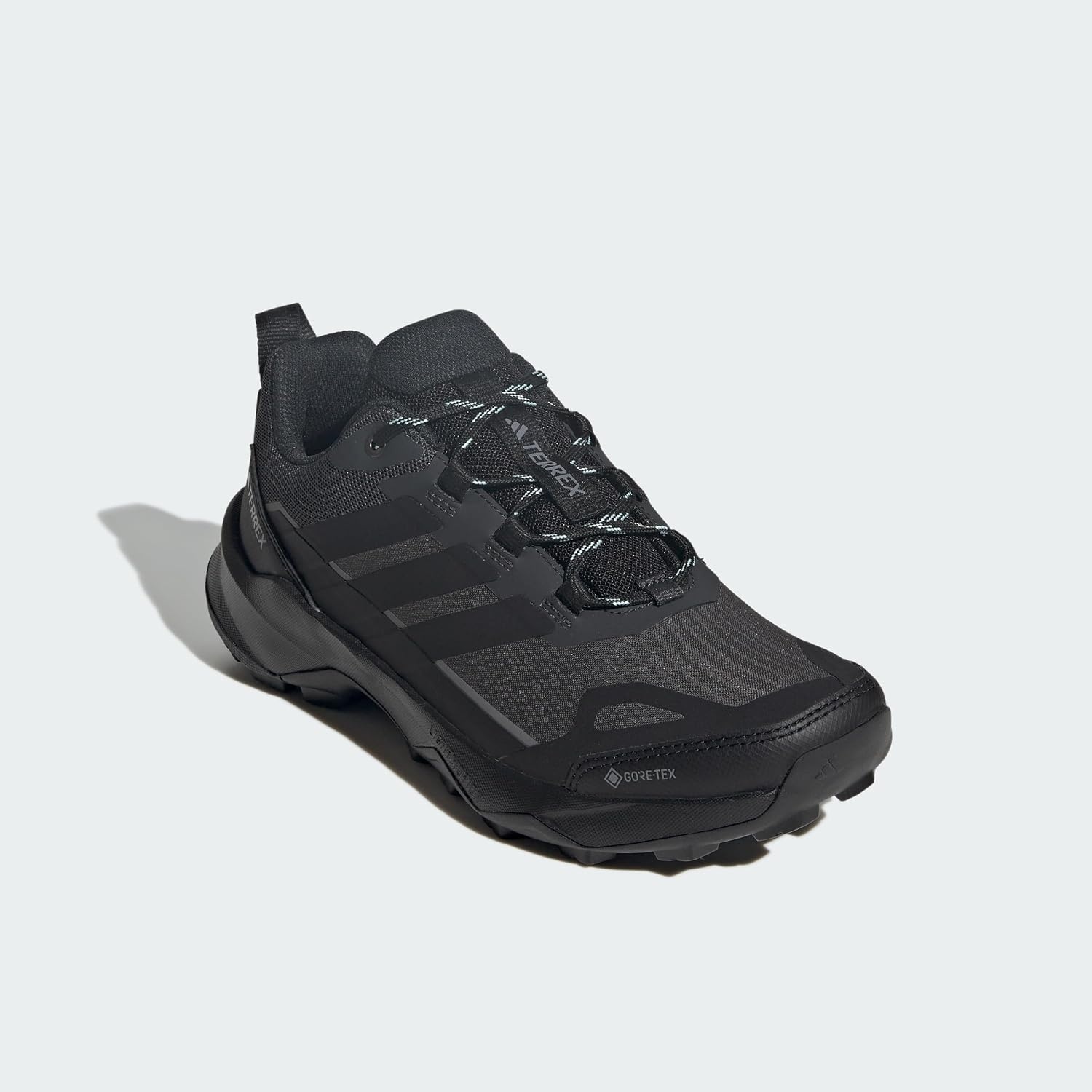 image:imageadidas Outdoor Terrex Skychaser AX5 GoreTEX HikingCarbonBlackSemi Flash Aqua