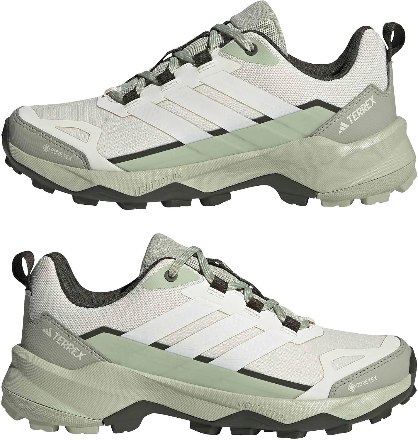 image:imageadidas Outdoor Terrex Skychaser AX5 GoreTEX HikingOff WhiteOff WhiteHalo Green