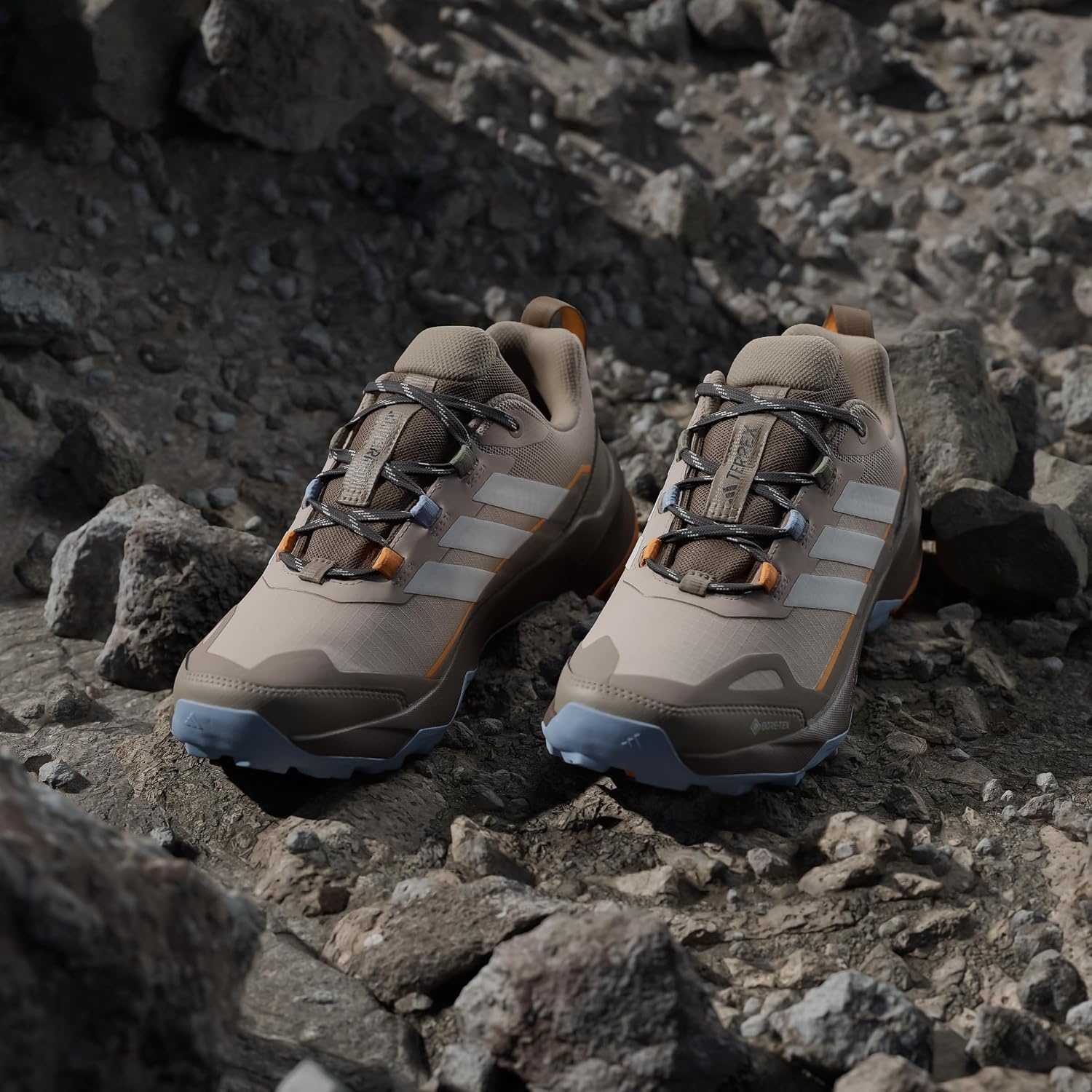 image:imageadidas Outdoor Terrex Skychaser AX5 GoreTEX HikingWonder TaupeOff WhiteGlow Blue