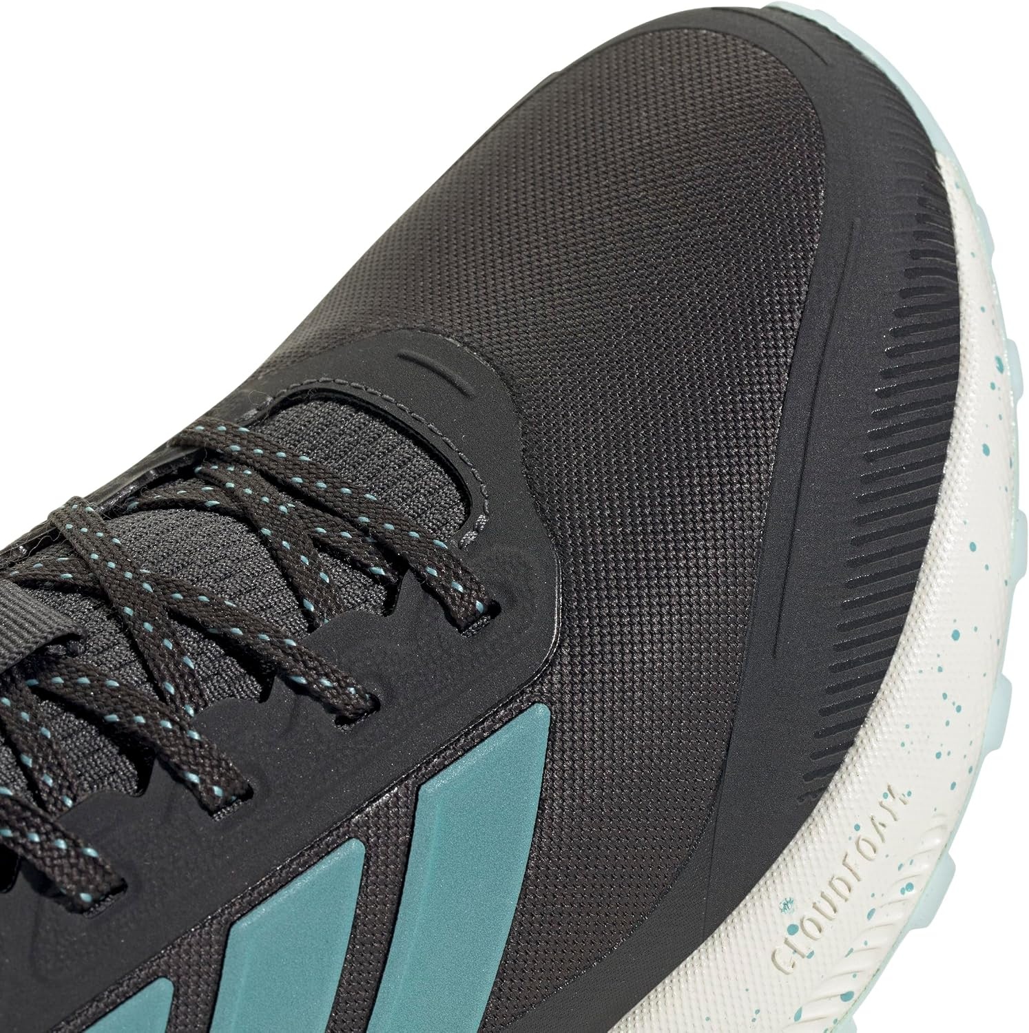 image:imageadidas Womens Run Falcon 5 Trail Running ShoesCarbonMint TonHalo Mint