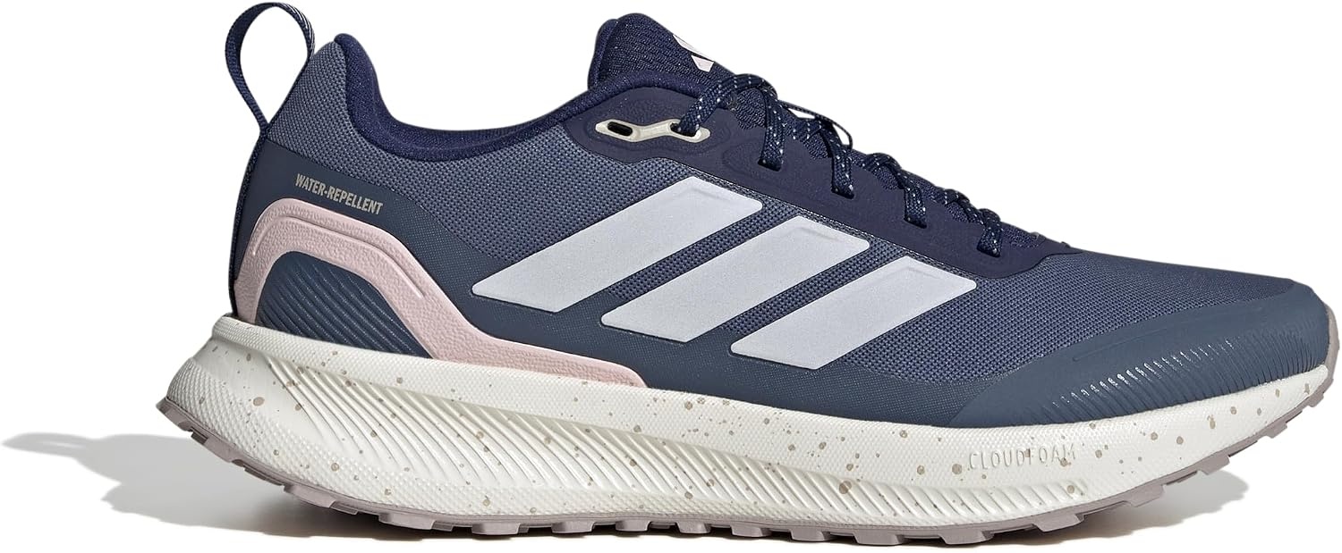 image:imageadidas Womens Run Falcon 5 Trail Running ShoesDark Blue Ftwr White Wonder Taupe