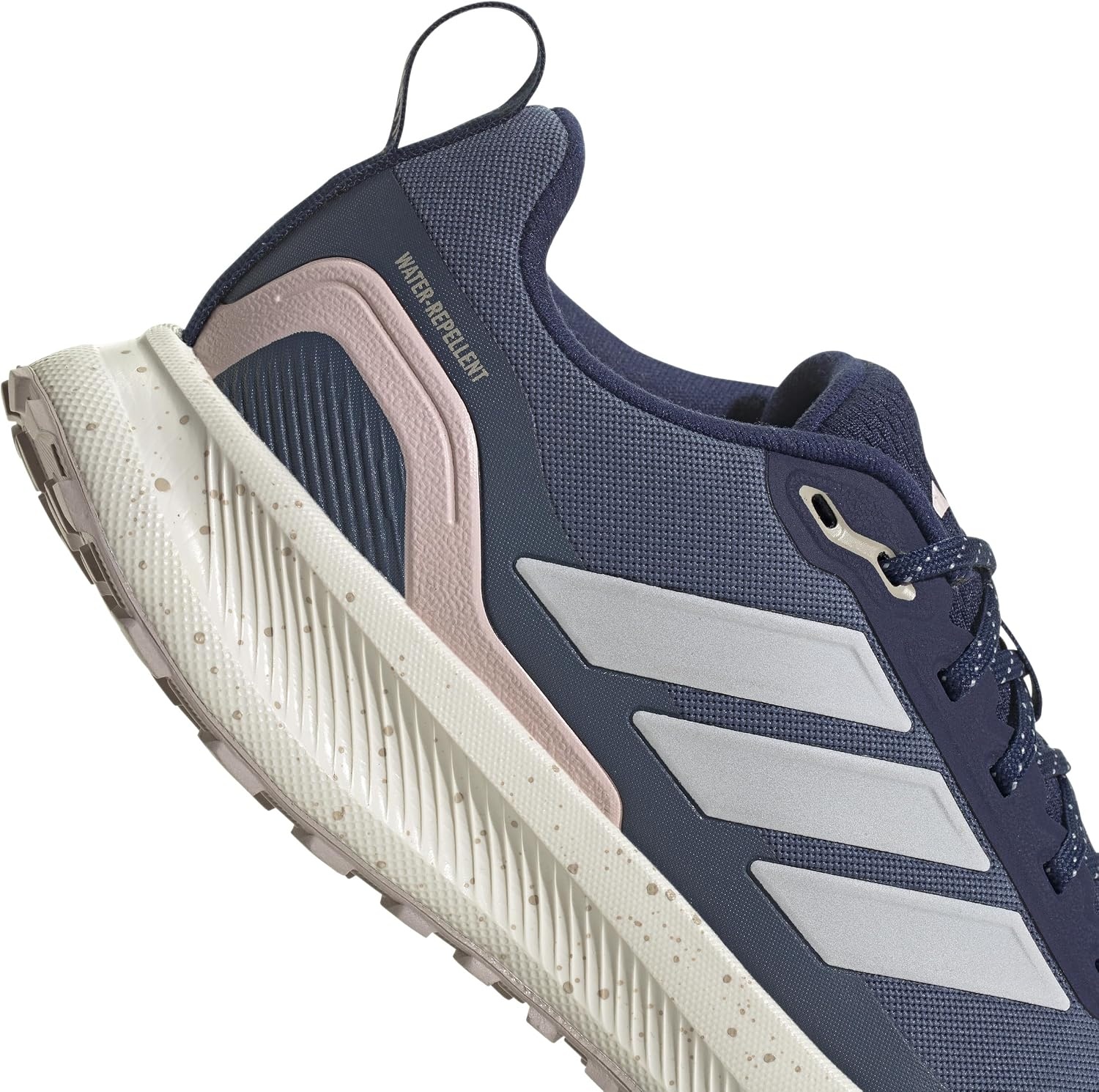 image:imageadidas Womens Run Falcon 5 Trail Running ShoesDark BlueWhiteWonder Taupe
