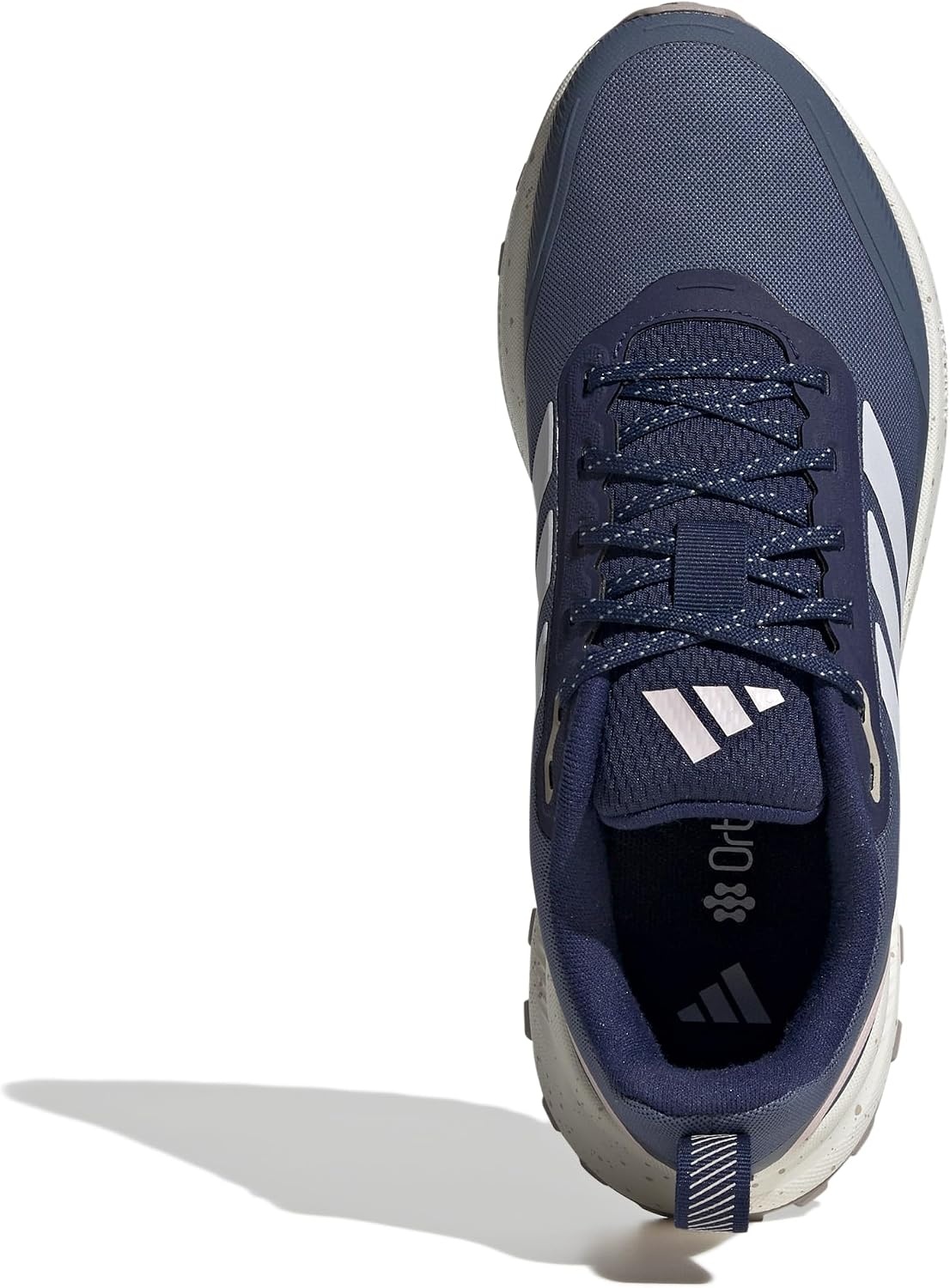 image:imageadidas Womens Run Falcon 5 Trail Running ShoesDark BlueWhiteWonder Taupe
