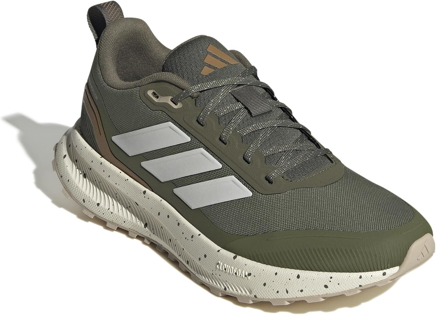 image:imageadidas Womens Run Falcon 5 Trail Running ShoesOlive StrataWhiteBronze Strata