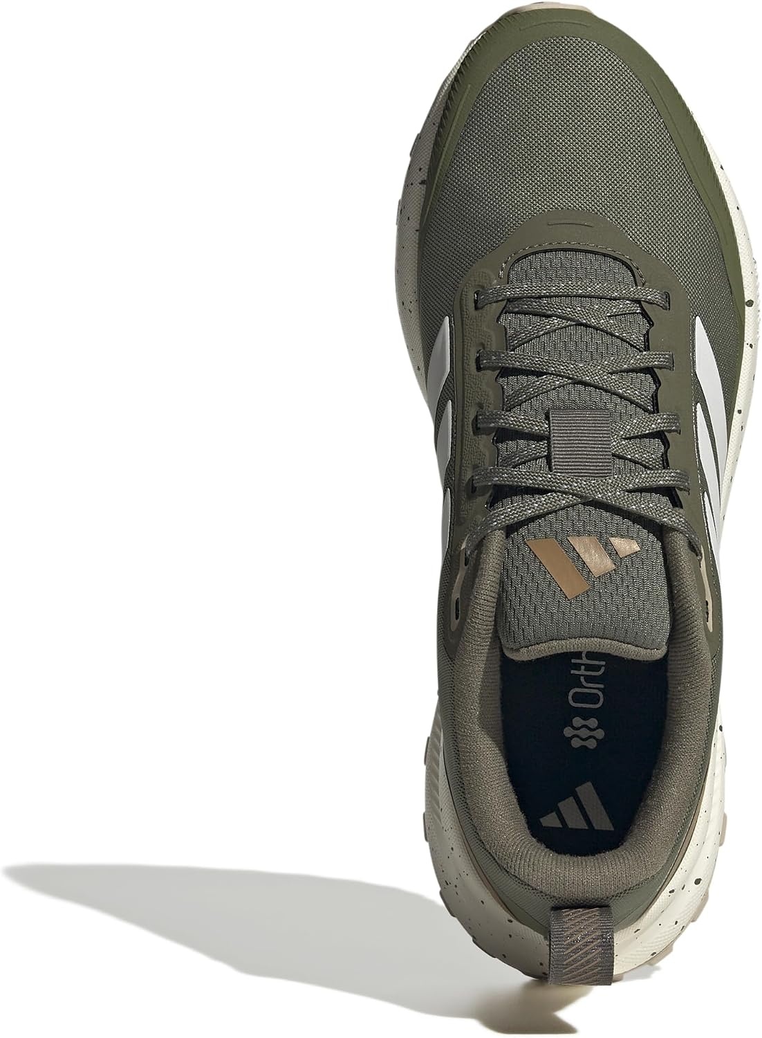image:imageadidas Womens Run Falcon 5 Trail Running ShoesOlive StrataWhiteBronze Strata