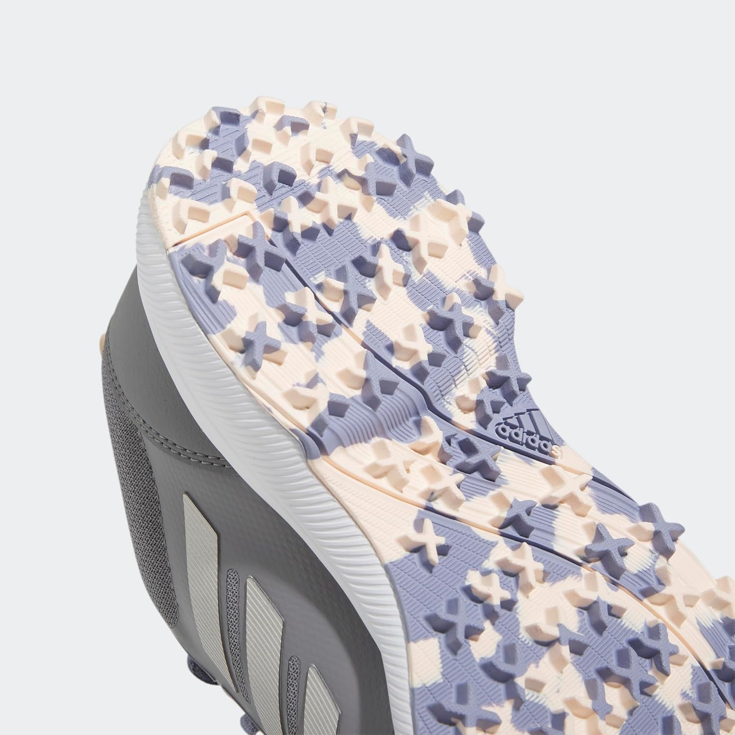 image:imageadidas Womens Tech Response Spikeless 30 Golf ShoesGolf ShoeGrey ThreeSilver MetallicSilver Violet