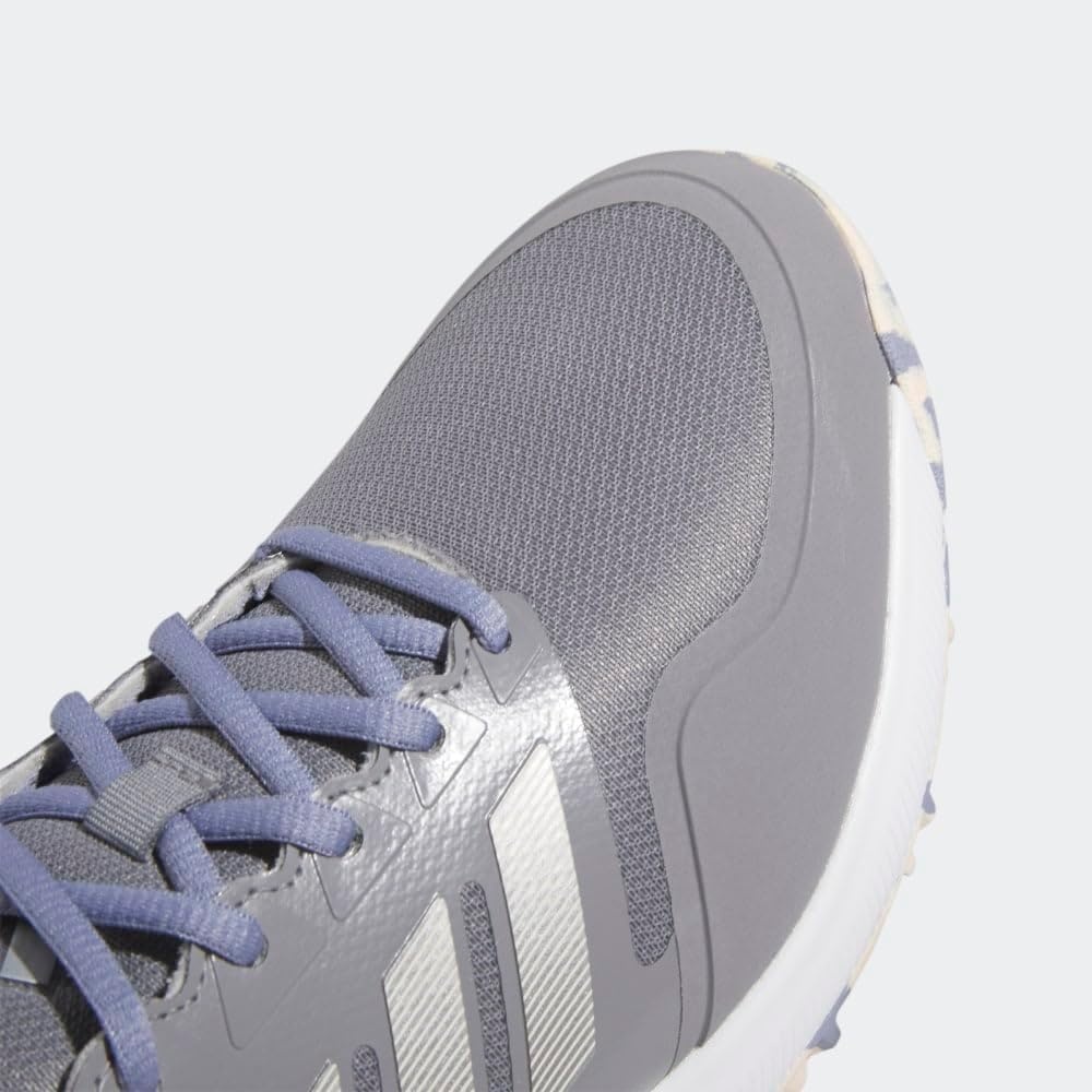 image:imageadidas Womens Tech Response Spikeless 30 Golf ShoesGolf ShoeGrey ThreeSilver MetallicSilver Violet