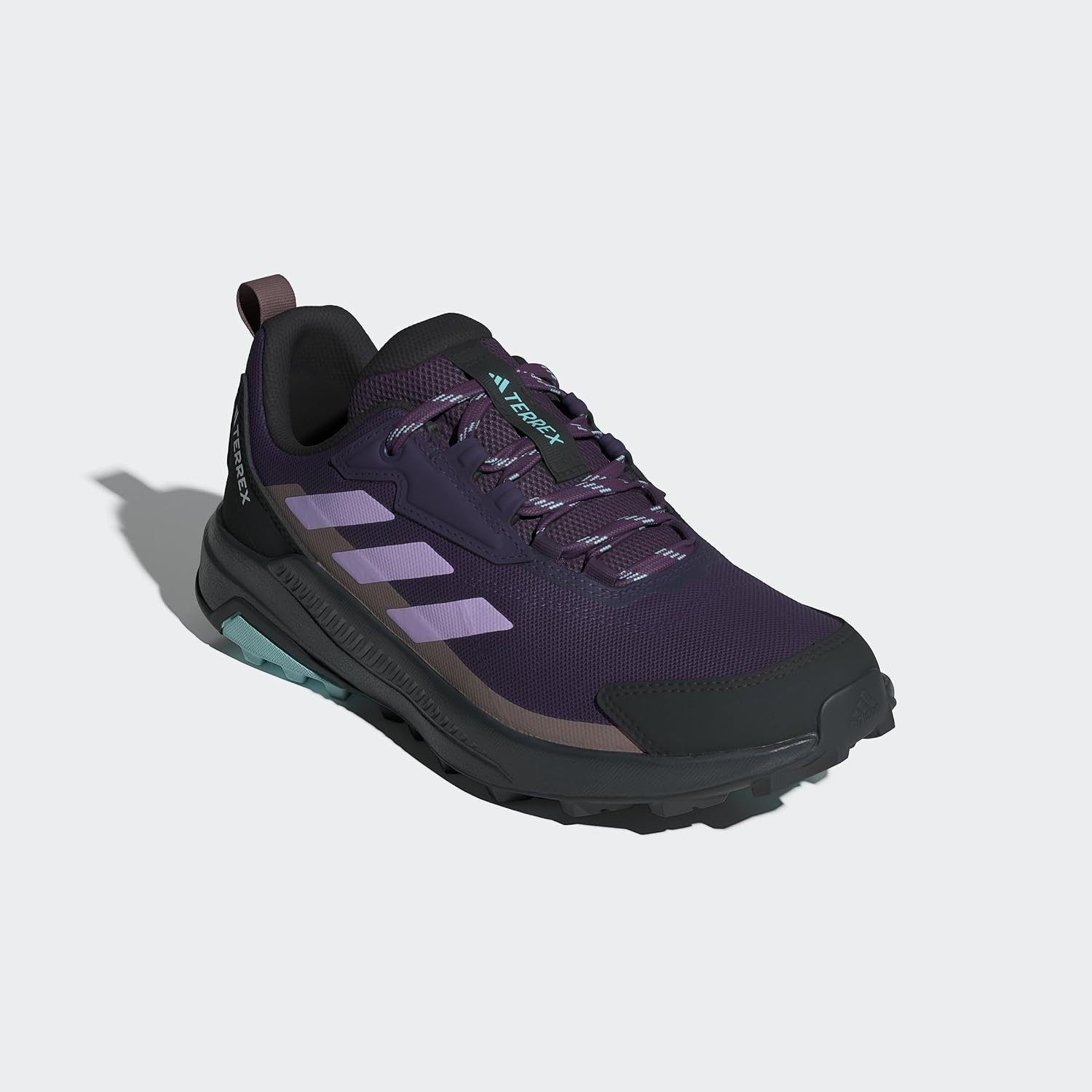 image:imageadidas Womens Terrex Anylander Hiking ShoesAurora PlumPowder PlumTrace Brown