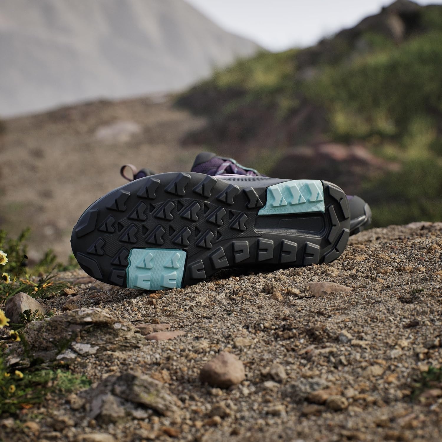 image:imageadidas Womens Terrex Anylander Hiking ShoesAurora PlumPowder PlumTrace Brown