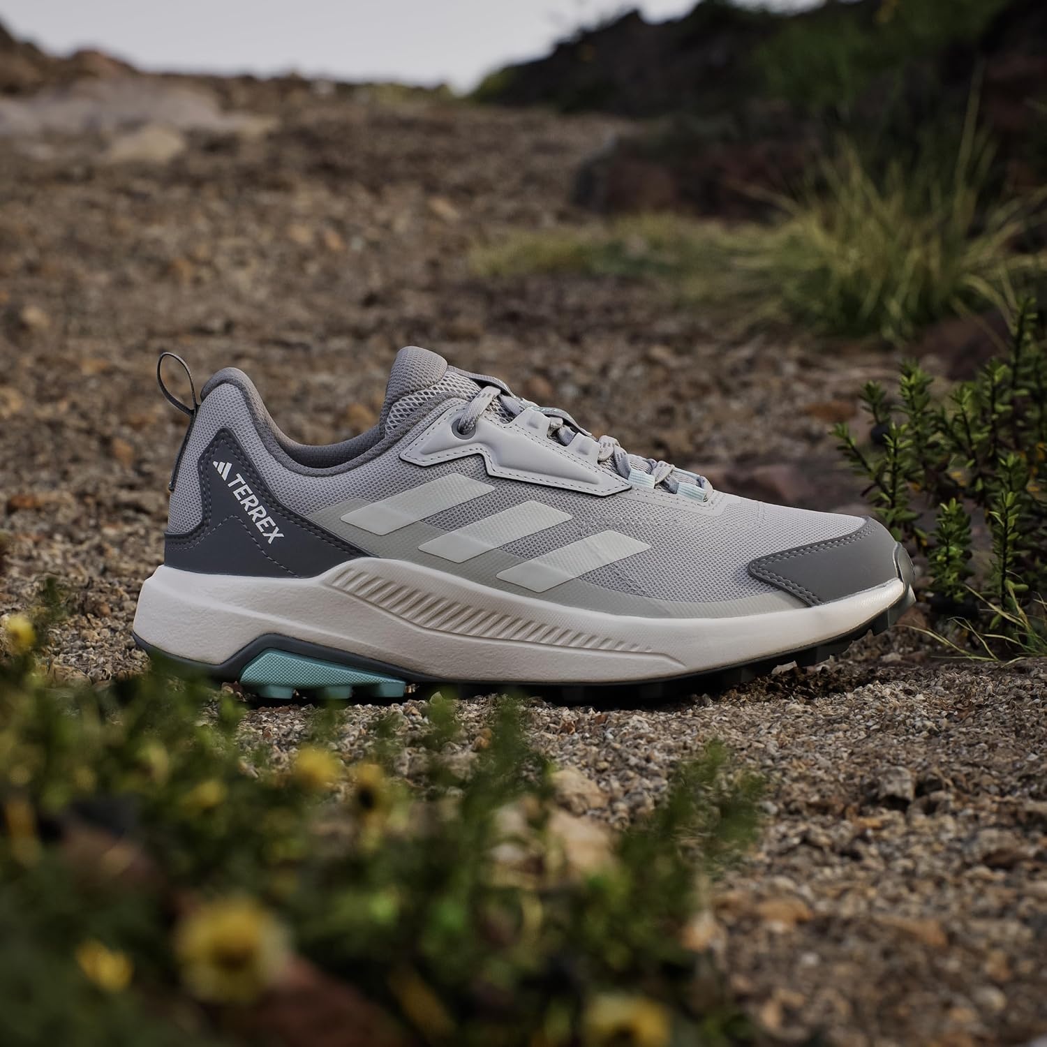 image:imageadidas Womens Terrex Anylander Hiking ShoesGreyChalk WhiteWonder Alumina