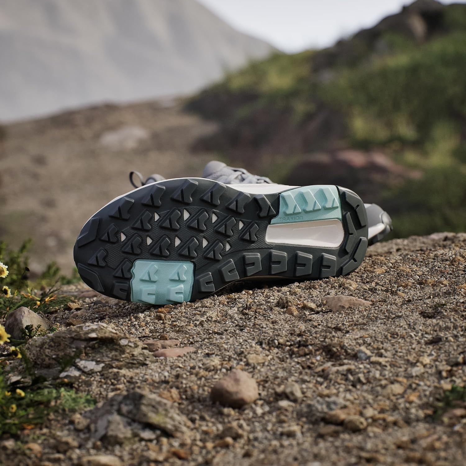 image:imageadidas Womens Terrex Anylander Hiking ShoesGreyChalk WhiteWonder Alumina