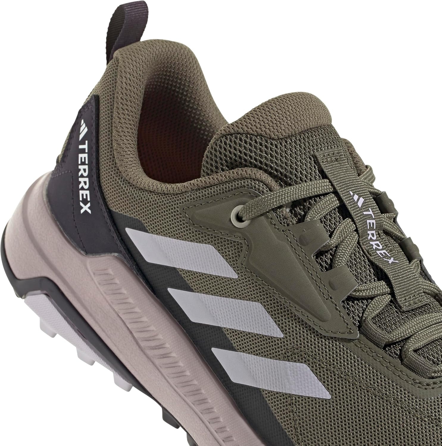 image:imageadidas Womens Terrex Anylander Hiking ShoesOlive StrataSilver DawnAmber Tint