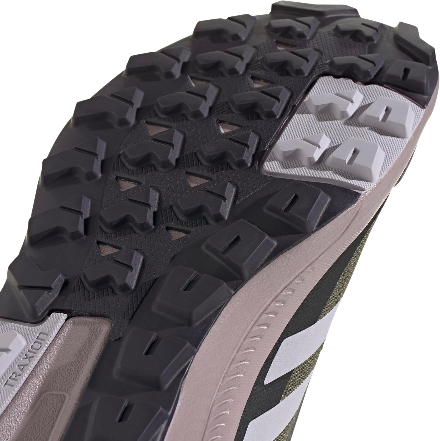 image:imageadidas Womens Terrex Anylander Hiking ShoesOlive StrataSilver DawnAmber Tint