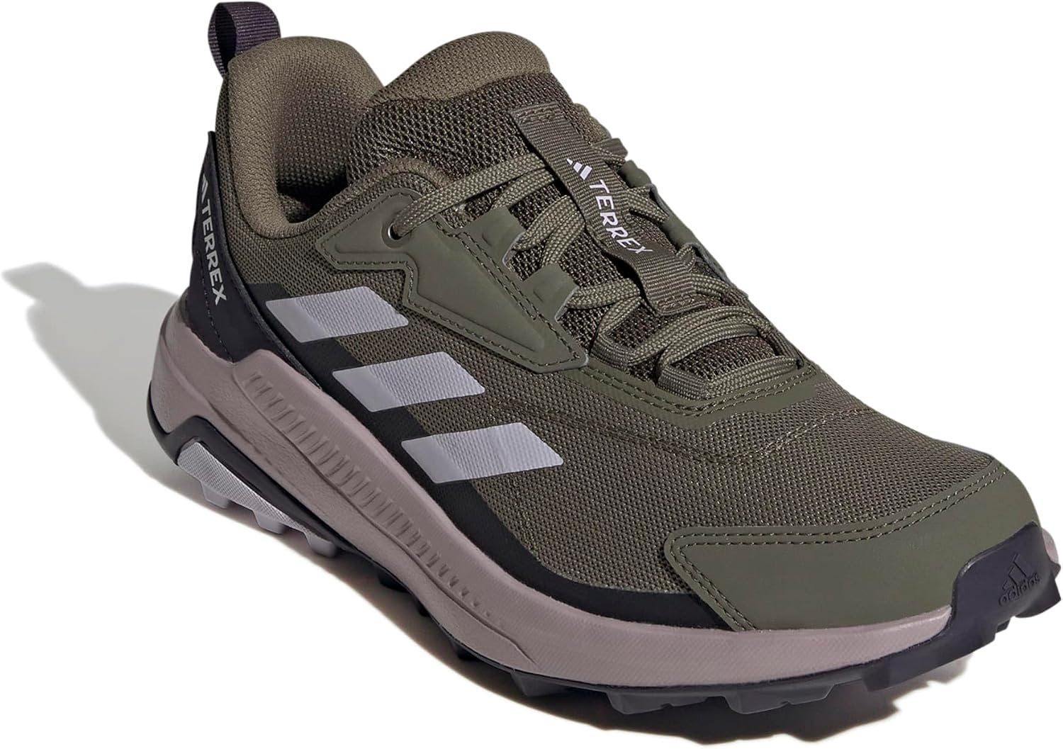image:imageadidas Womens Terrex Anylander Hiking ShoesOlive StrataSilver DawnAmber Tint