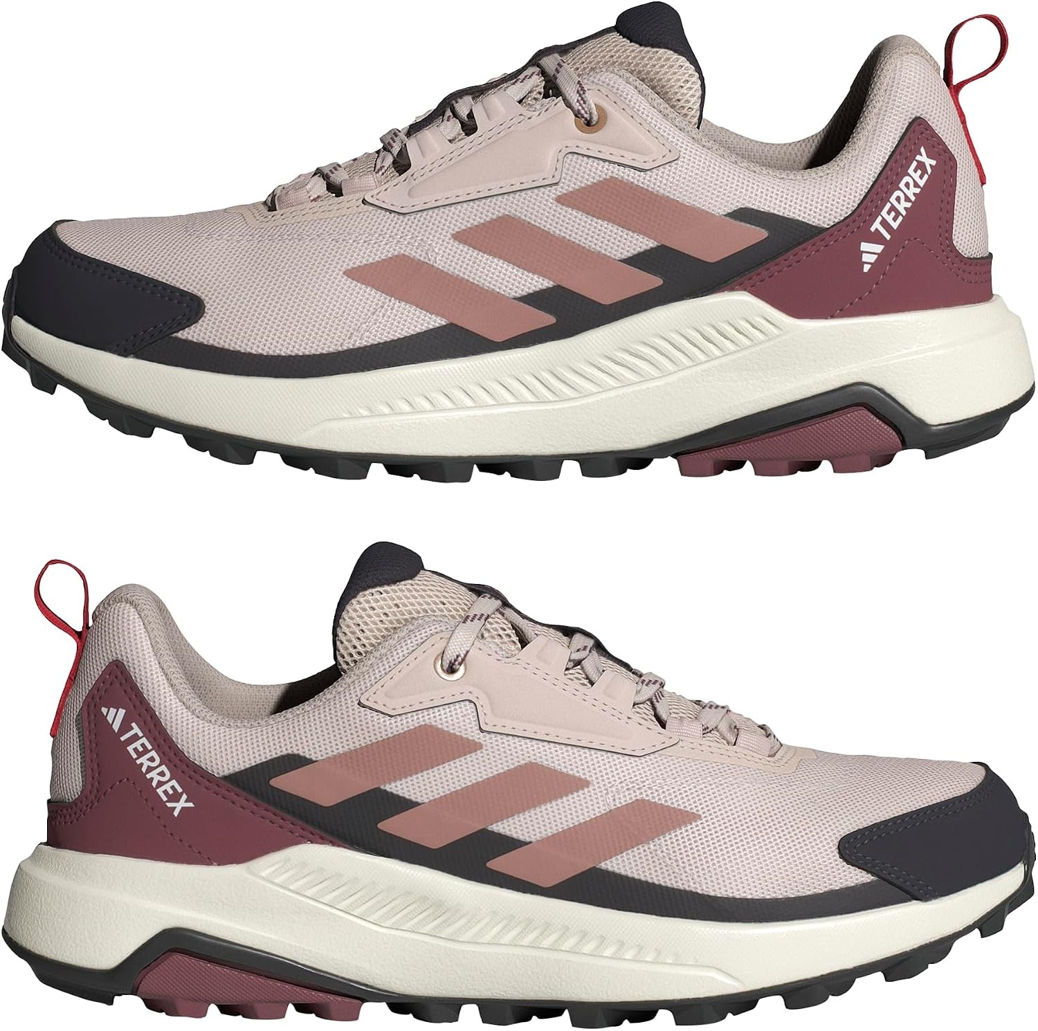 image:imageadidas Womens Terrex Anylander Hiking ShoesPutty MauveWarm ClayPure Ruby