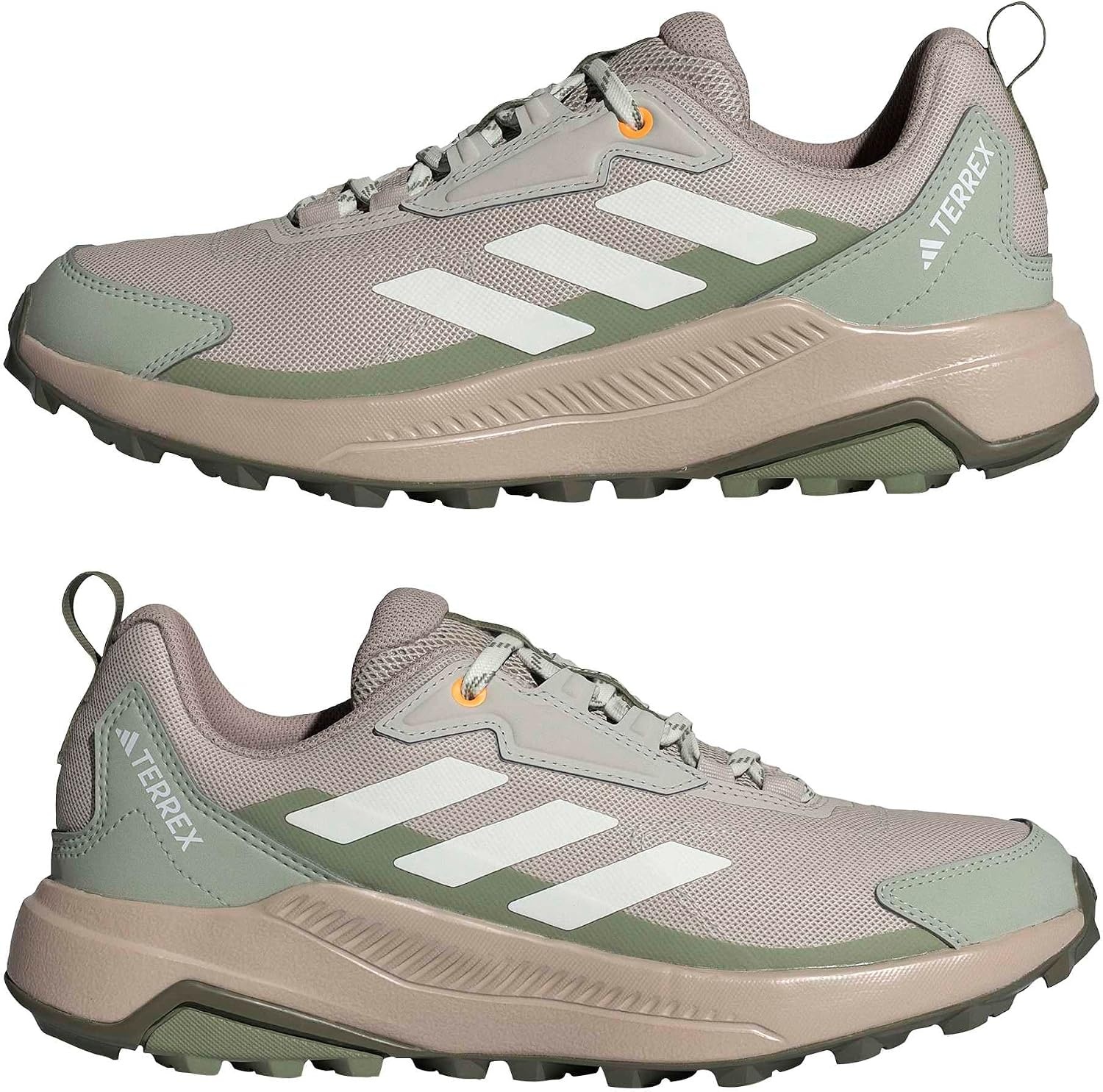 image:imageadidas Womens Terrex Anylander Hiking ShoesWonder AluminaOff WhiteTent Green