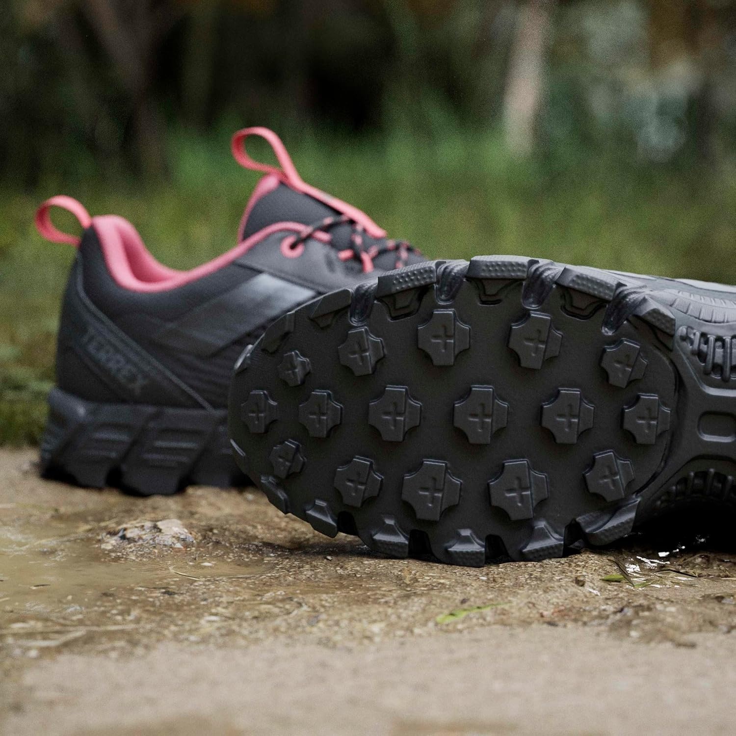 image:imageadidas Womens Terrex Rockadia Hiking Shoe Sneakers Shoes Casual BeigeBlackIron MetallicPure Turbo